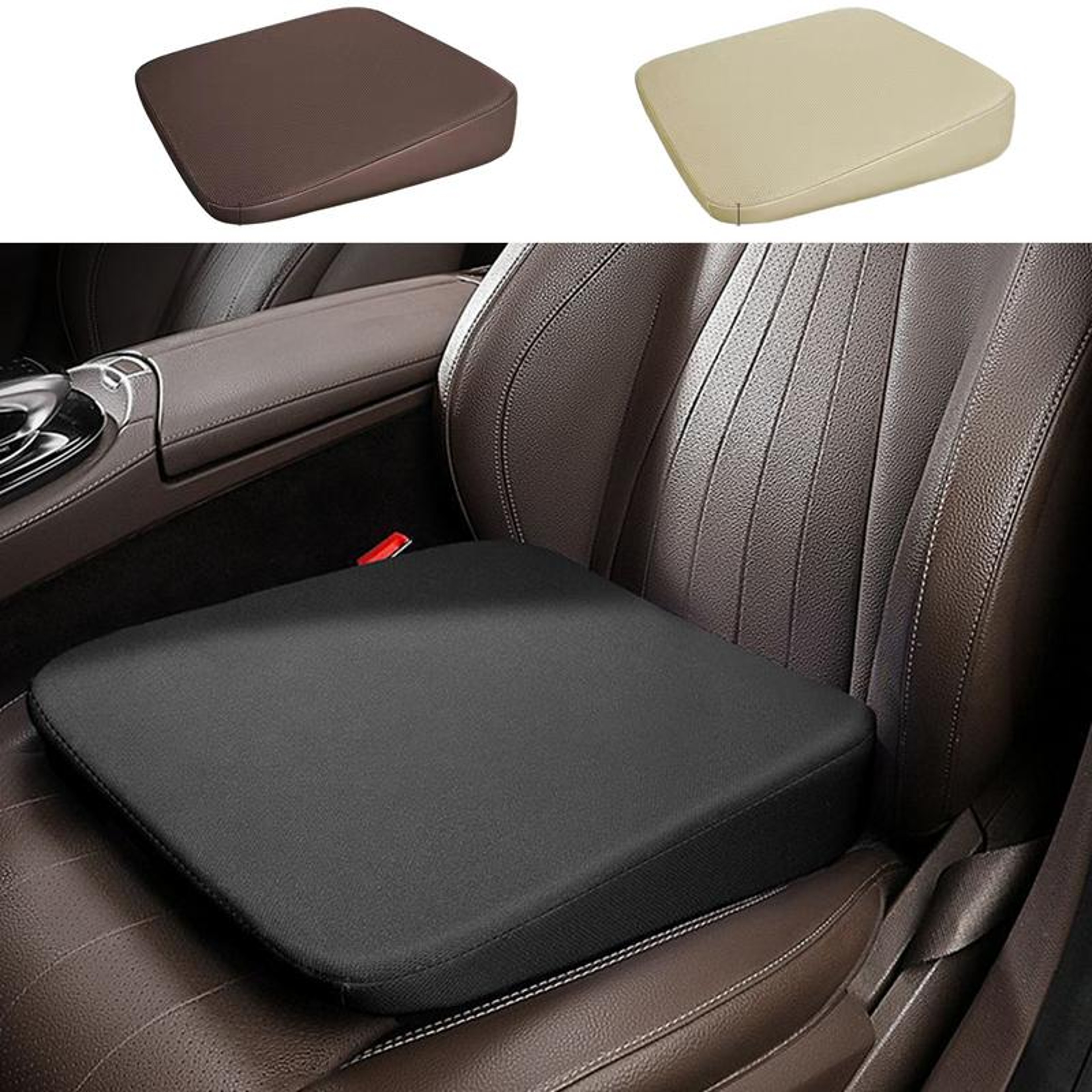 Driver Seat Booster Short People Seat Cushion Wedge Car Seat Cushion Adult Ergonomic Booster 0