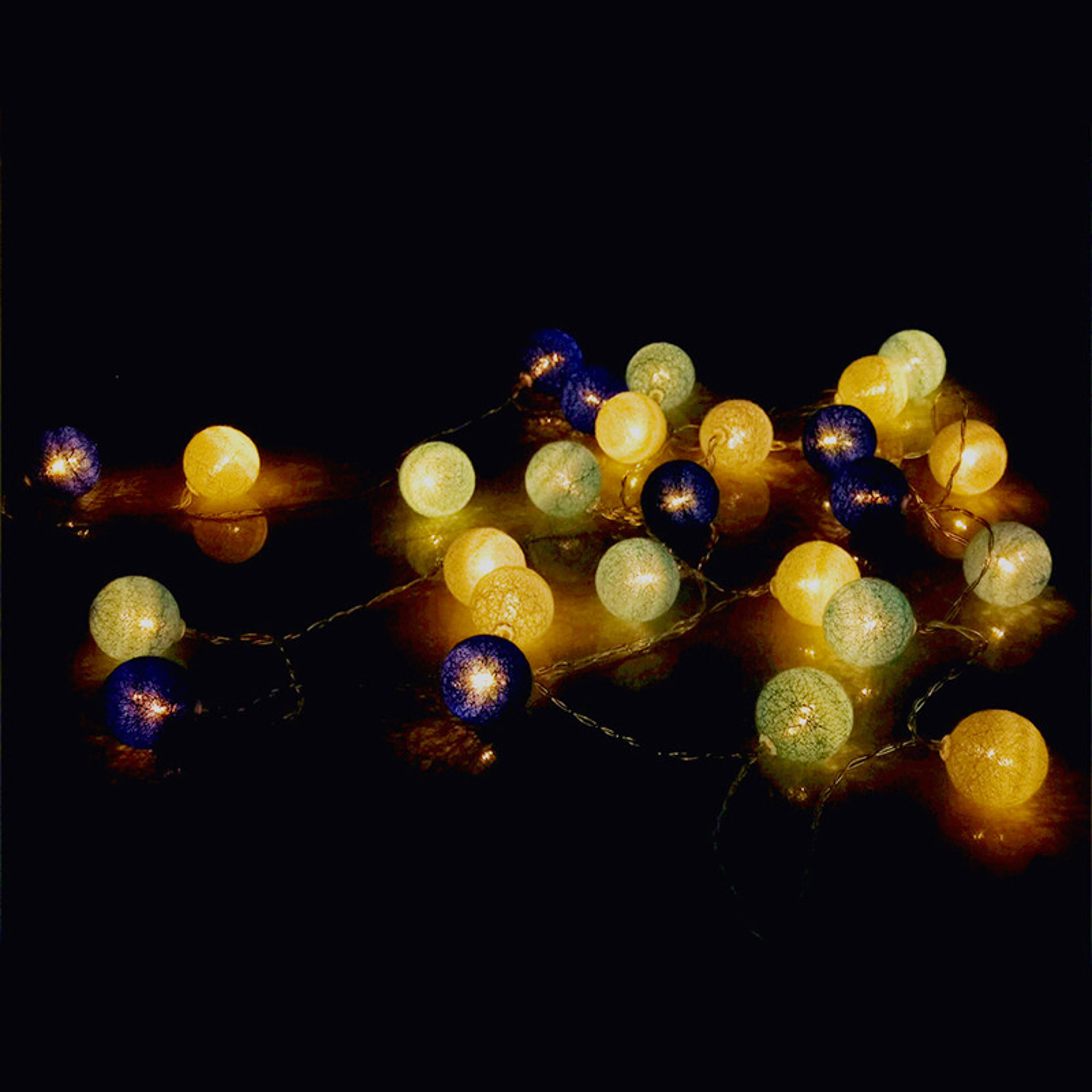 Cotton Thread Ball LED String Lights Home Decoration Lamp Party Wedding Color Light String Christma 5