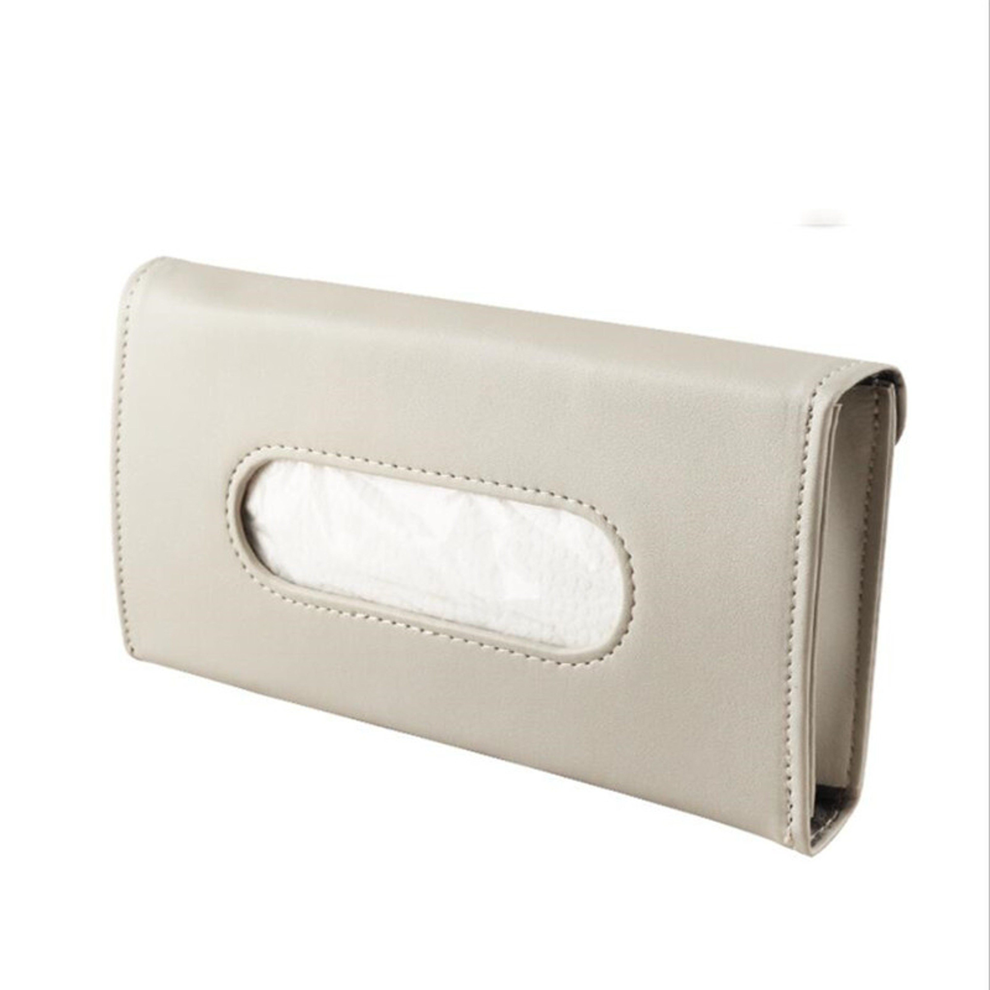 PU Leather Car Tissue Box Sun Visor Hanging Block Towel Napkin Holder Organizer Storage Bag Paper R 6