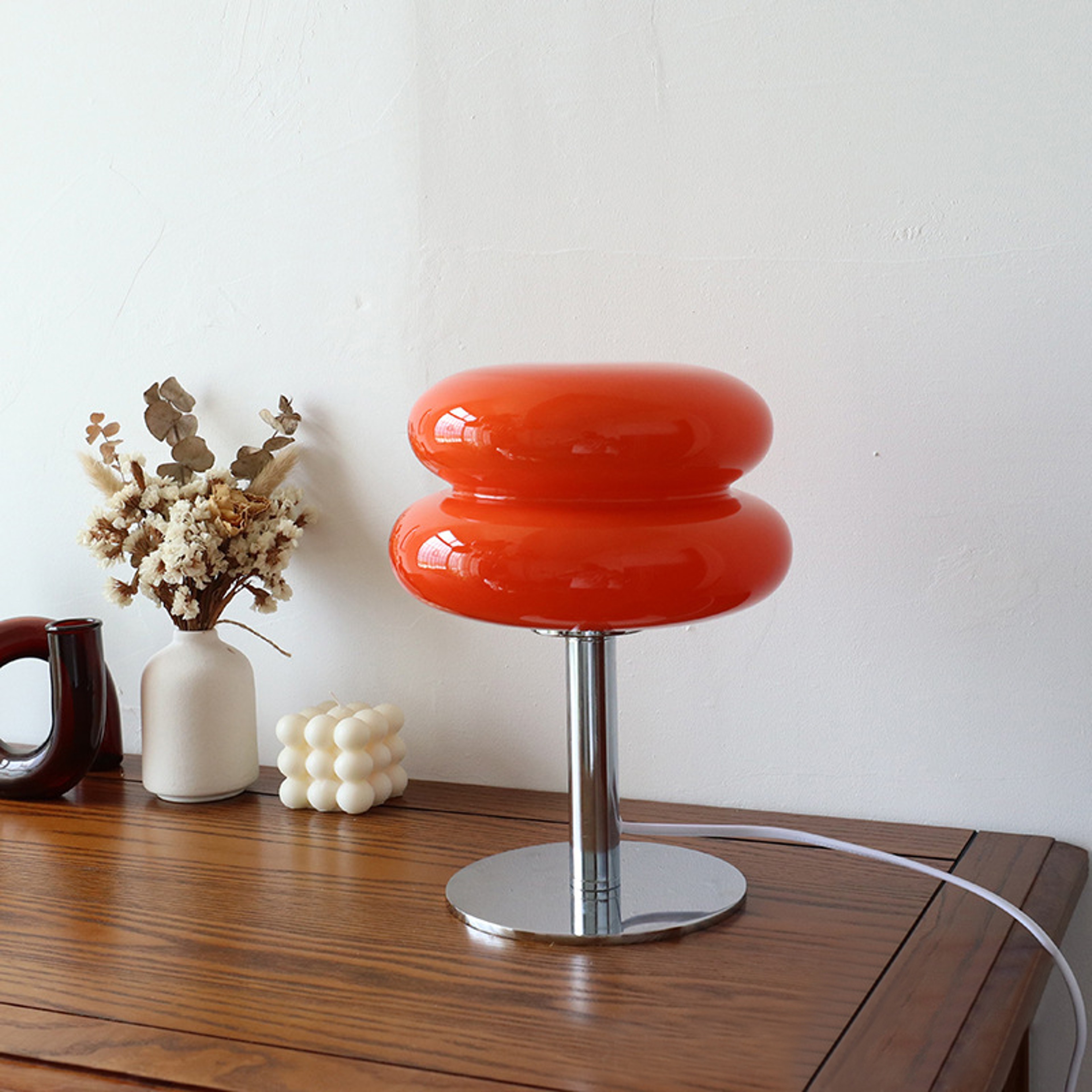Trichromatic Dimming Macaron Glass Table Lamp Eye Protection Night Light Living Room And Bedroom De 1
