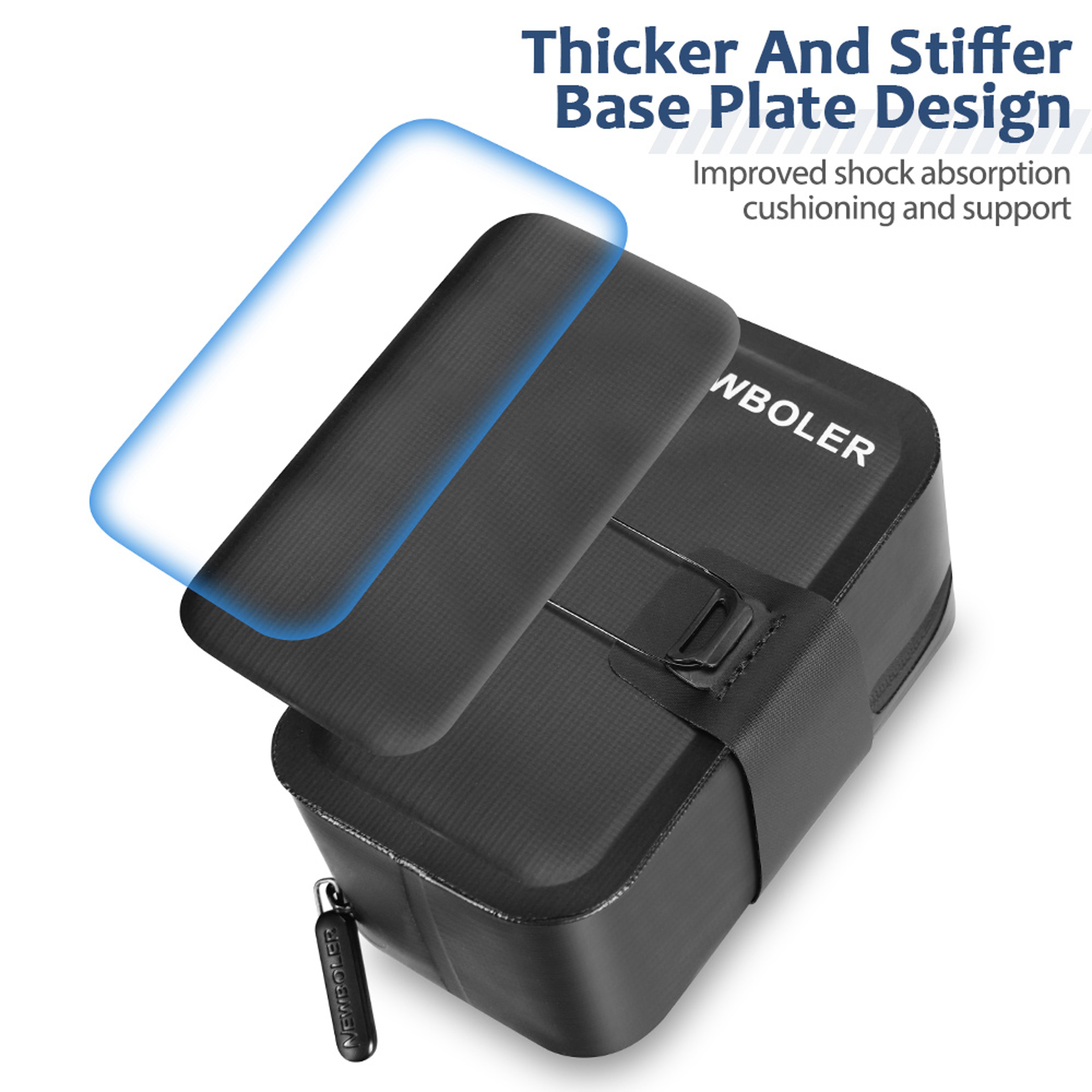 Waterproof Bicycle Saddle Bag Mini Bike Accessory WearResistant With Seamless Rotating Lacing Buckl 5