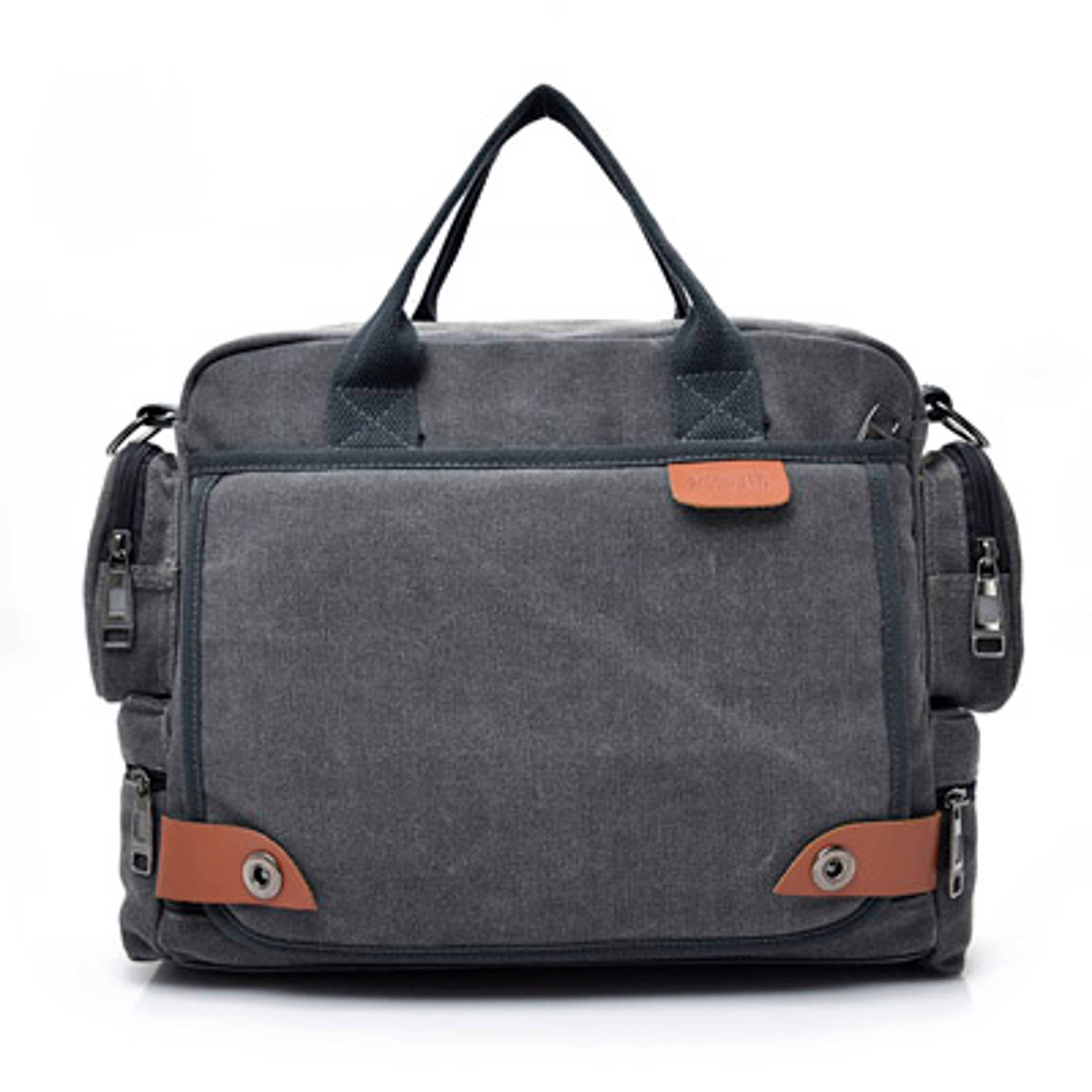 Brand Men Crossbody Bag Canvas Messenger Bag For Travel Casual Large Handbag 7