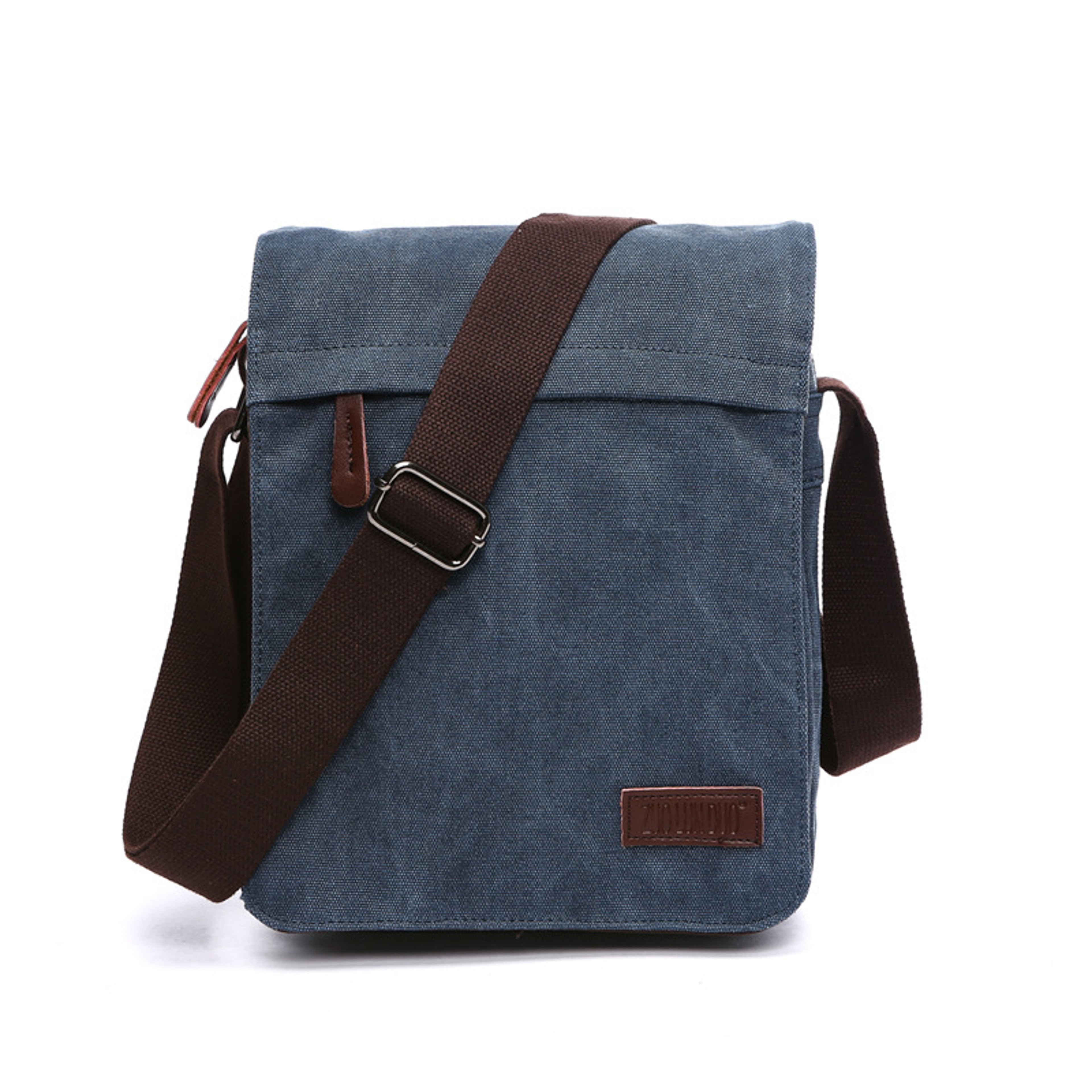 Mens Casual Shoulder Bag Vintage Canvas Messenger Satchel Bags Buckle Fashion Trend Portable 4