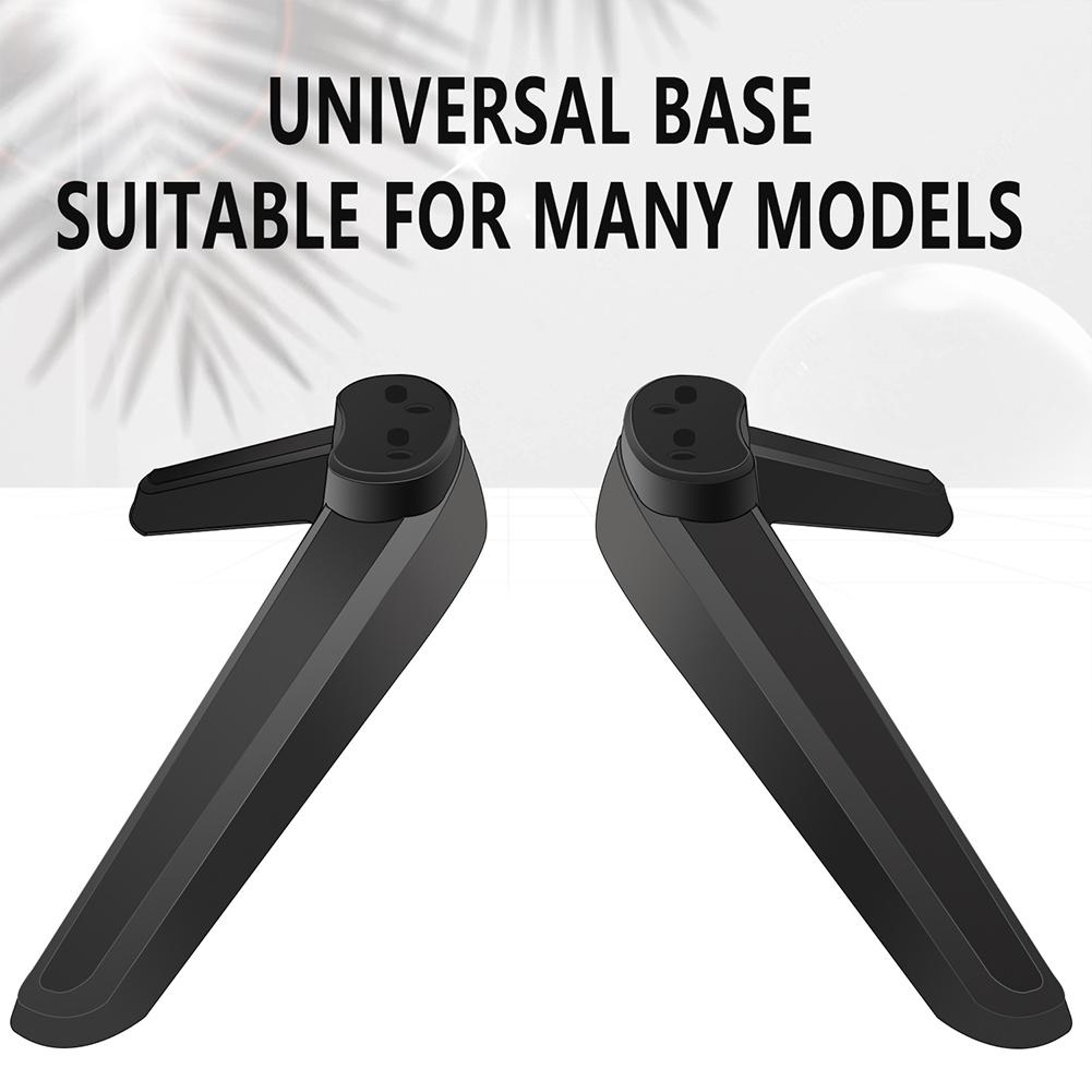 Universal Tabletop TV Base Pedestal Feet TV Stand Mount Holder for Desktop Top Bracket Accessories – view 2