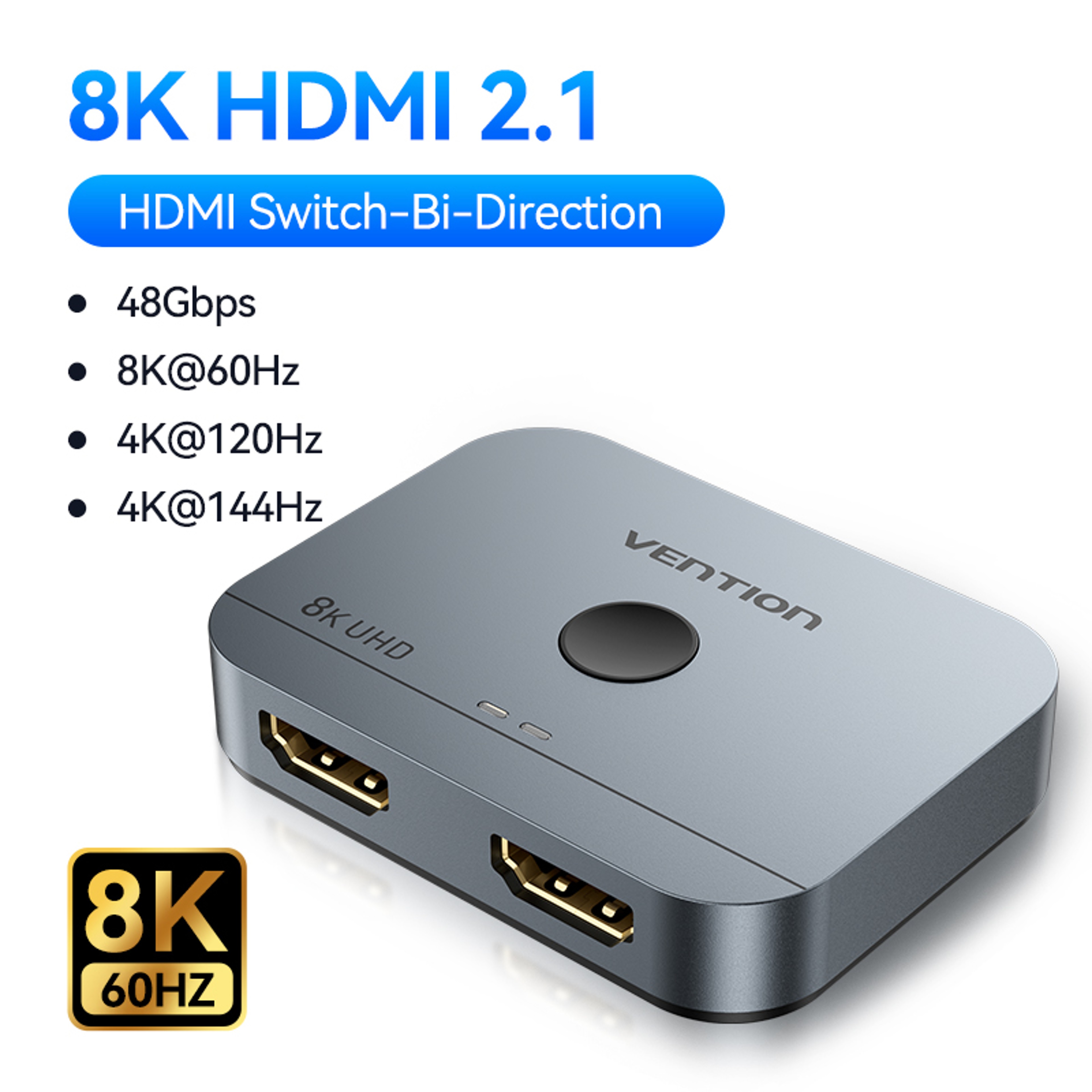 Vention HDMI SplitterBiDirection Out HDMICompatible TV Xbox Monitor Switcher 7