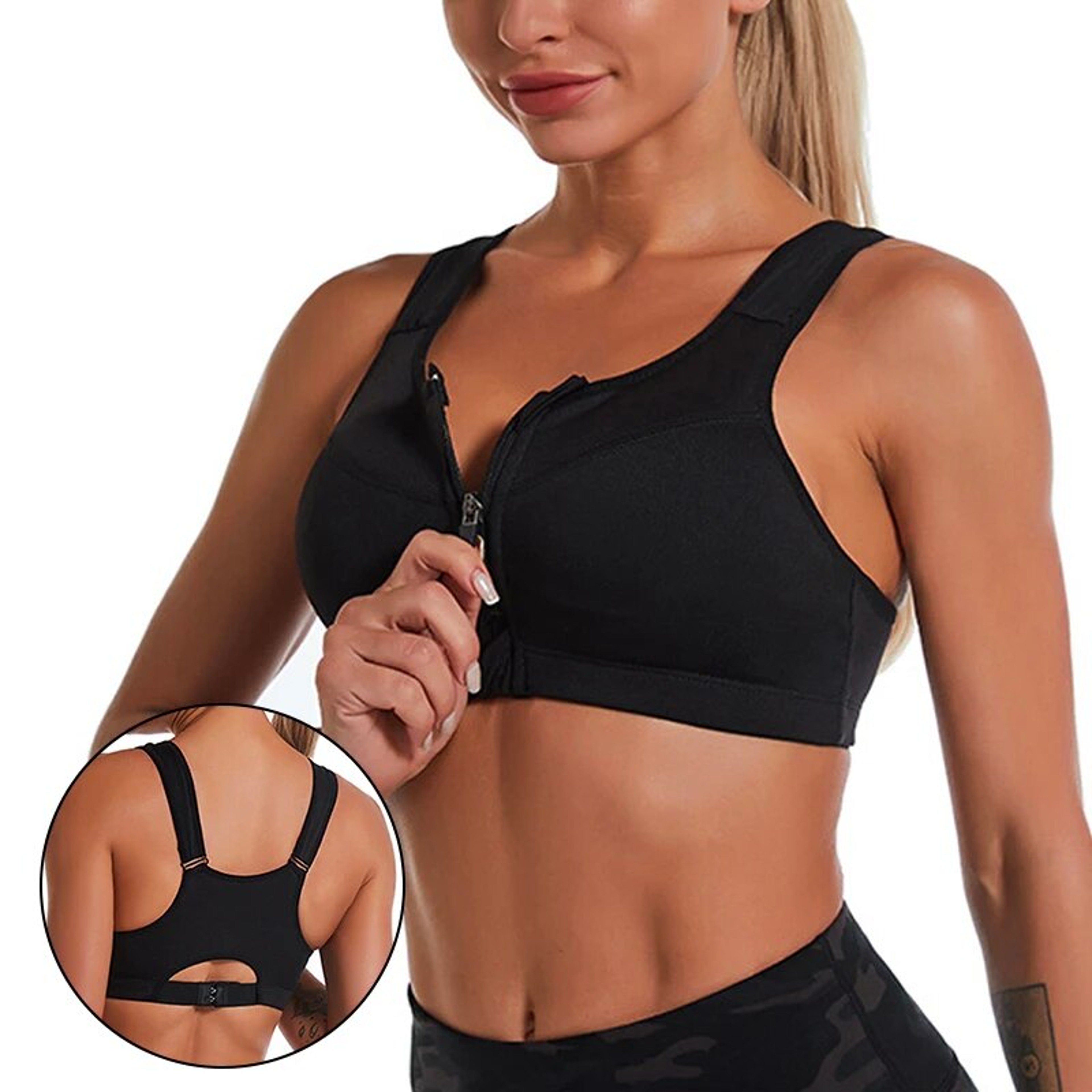 Breathable And Quick Drying Yoga Fitness Bra Shockabsorbing Sports Bra For Womens Training And Runn 0