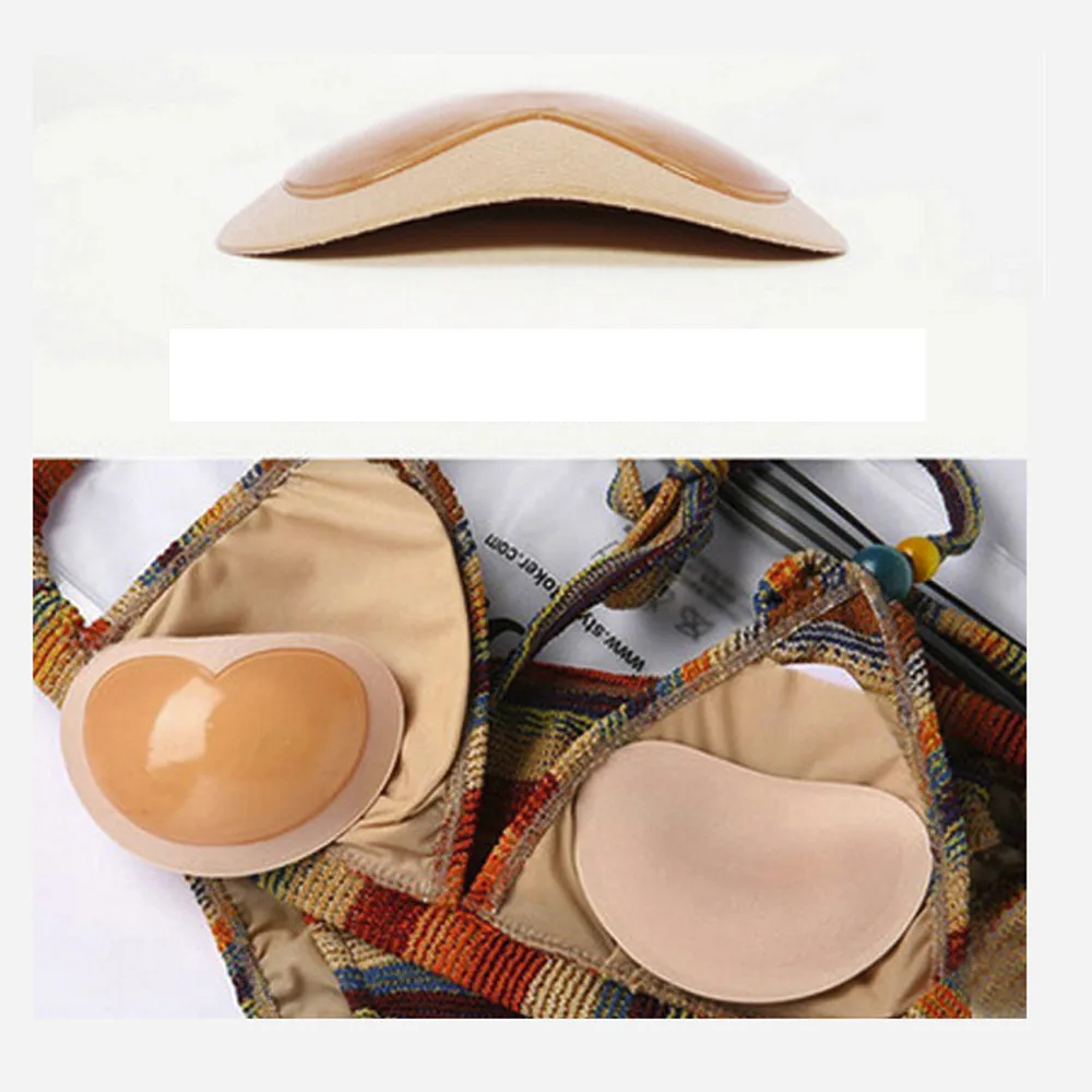 Women Bikini Chest Pad Padded Swimwear Thicker Breathable Sponge Bra Pad Push Up Bikini Set Swimsui 1