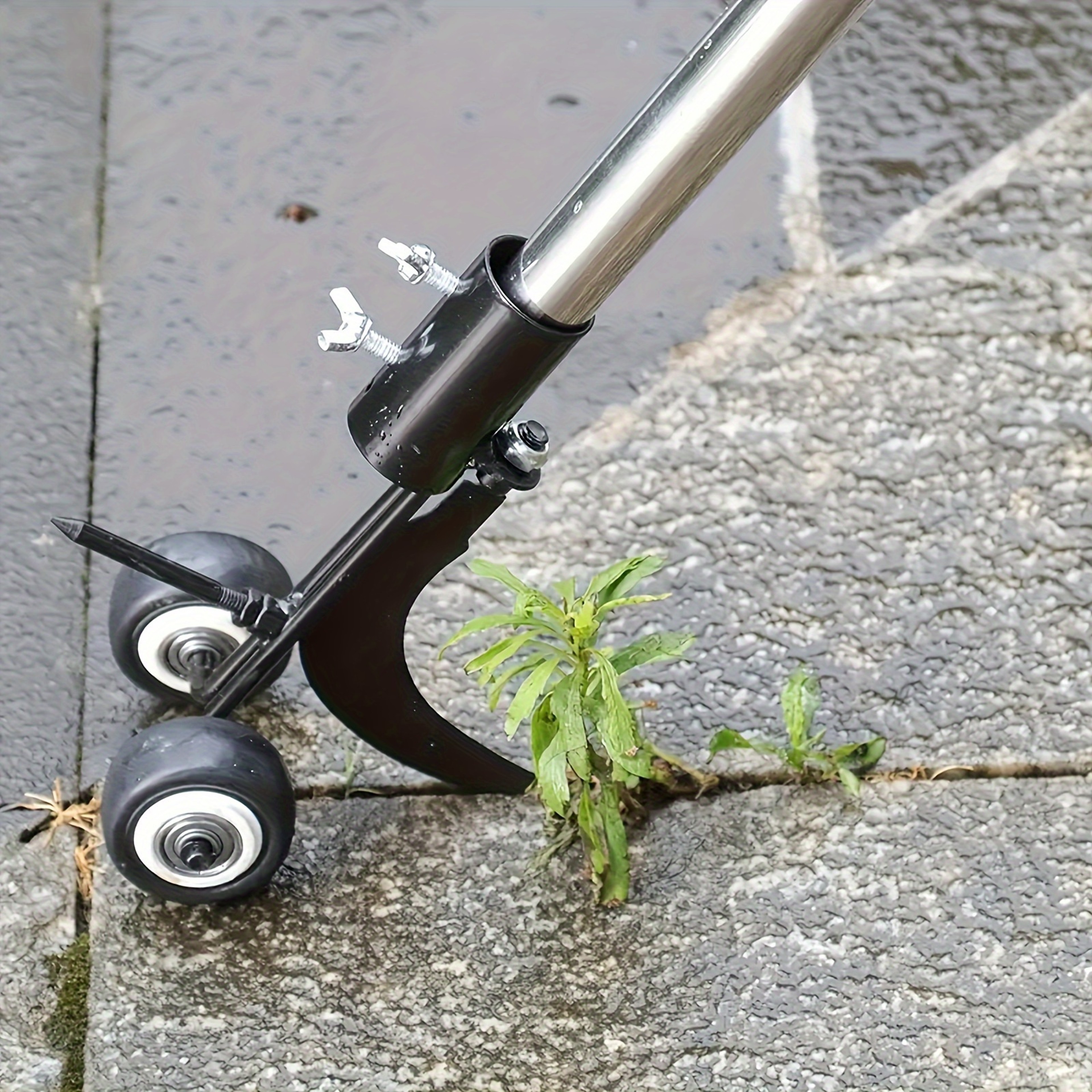 Handheld Gap Weeding Tools With Wheels For Lawn Garden And Backyard Maintenance 3