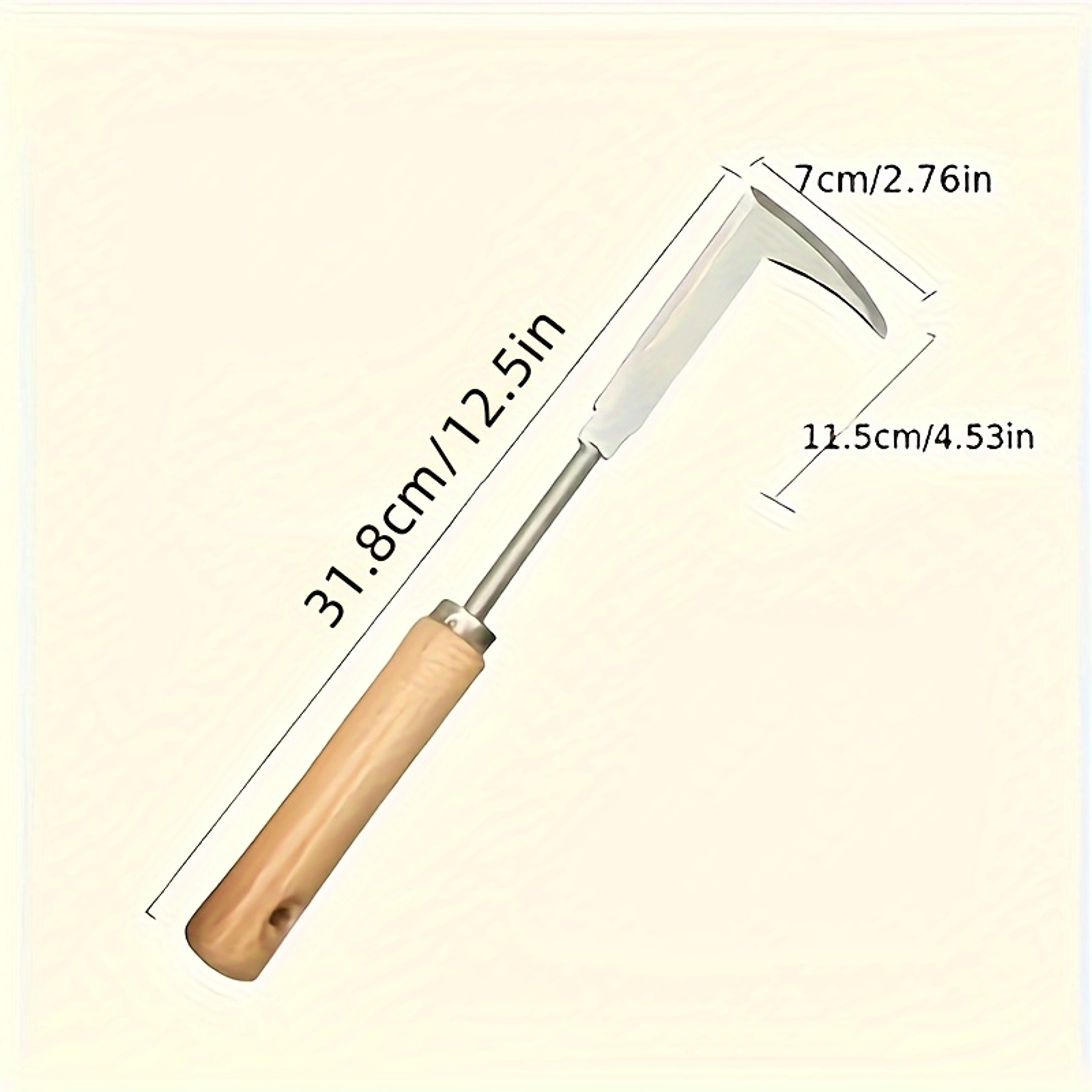 Stainless Steel Gardening Weeding Tool For Digging Wild Vegetables Herbs Bonsai Loosening Soil Perf 5