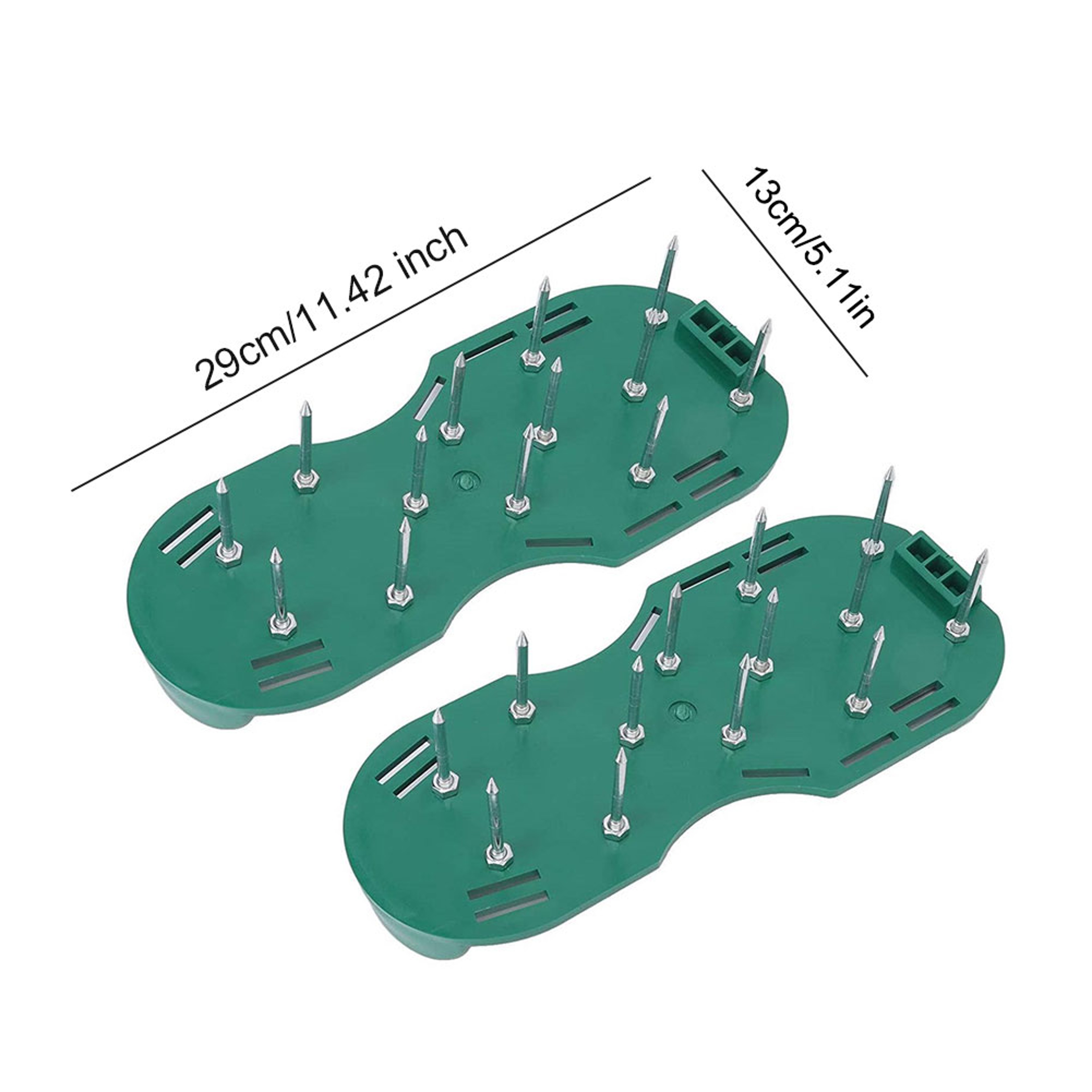 Aerating Lawn Shoes Grass Spiked Sandals Gardening Tool With Adjustable Strap For Soil Aeration 4