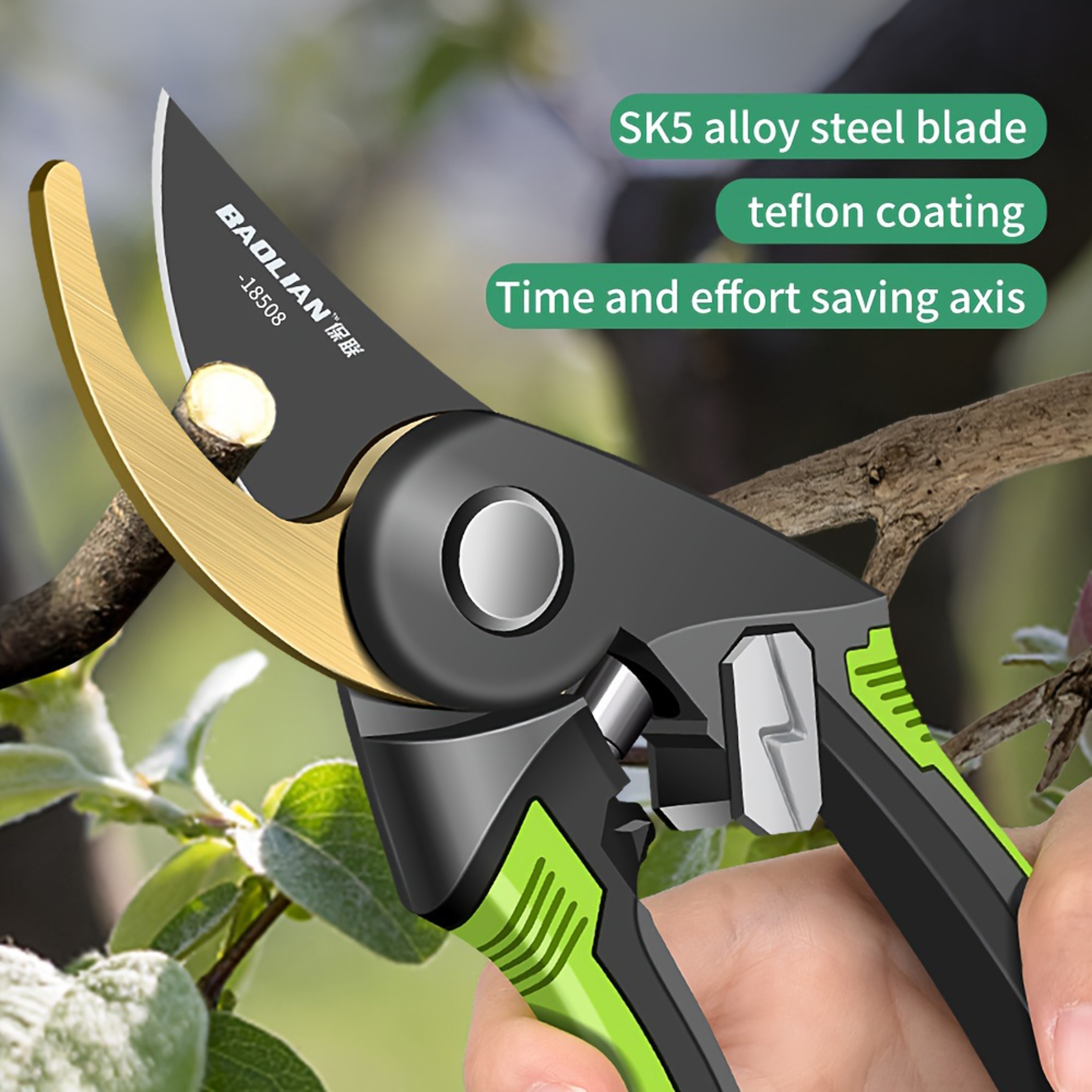 Professional Garden Trimming Tool Sharp HeavyDuty Manual Trimmer Durable Plant Pruning Scissors 2