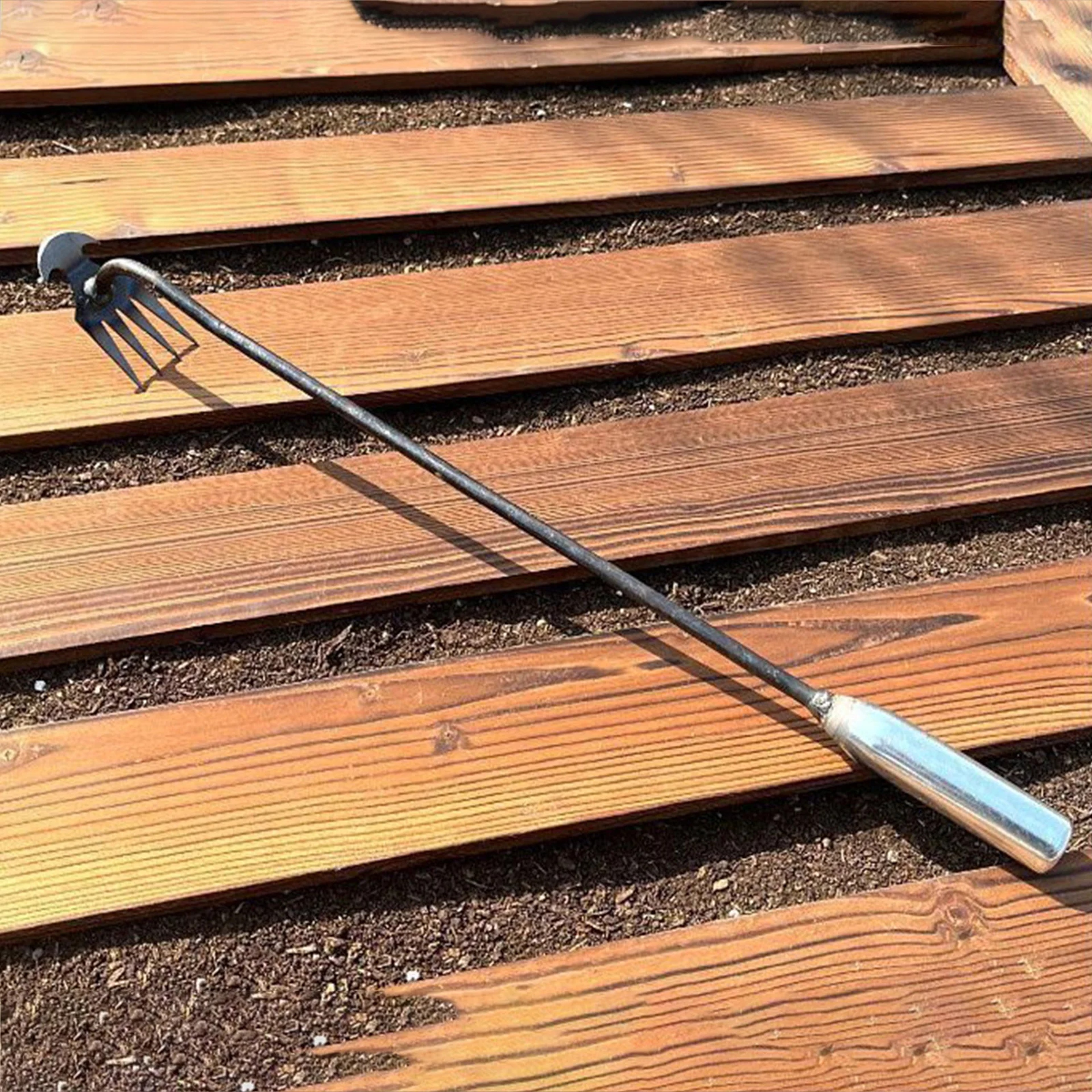 Manual Weed Digger Tool with Long Handle for Lawn Yard Gardening Hand Weeder – view 3