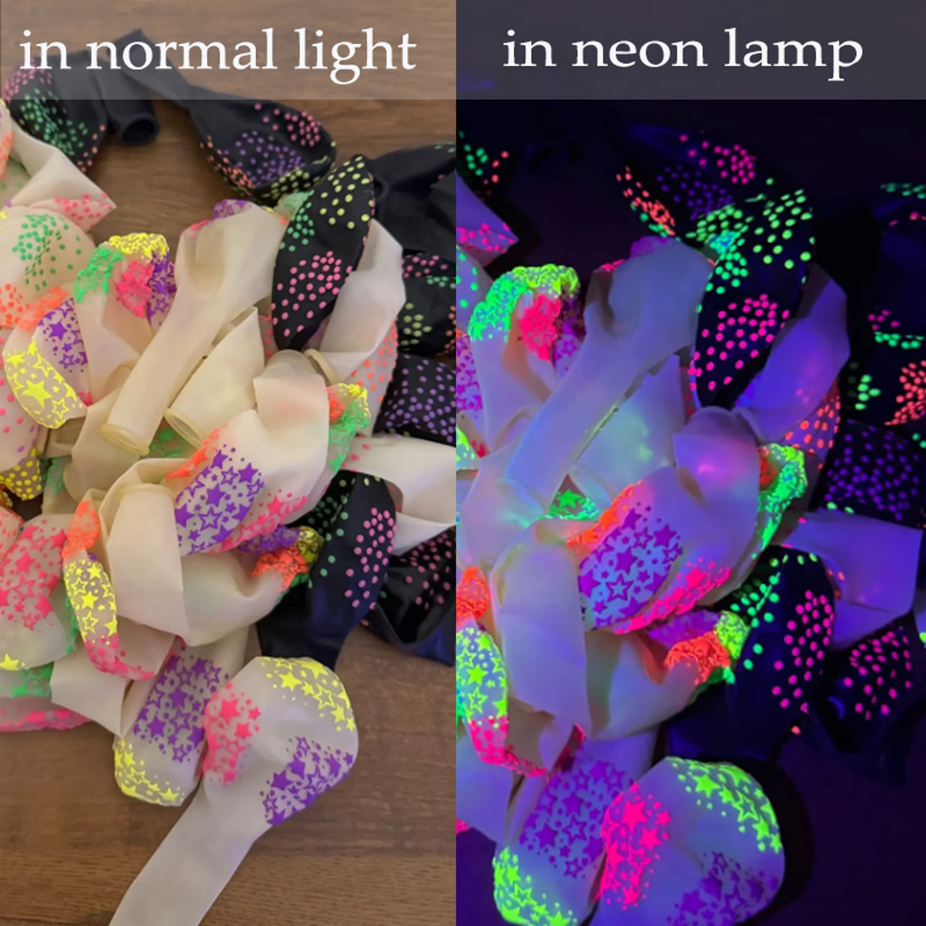 Glow In The Dark Fluorescent Latex Love Heart Balloon For Wedding And Birthday Party Decor 2