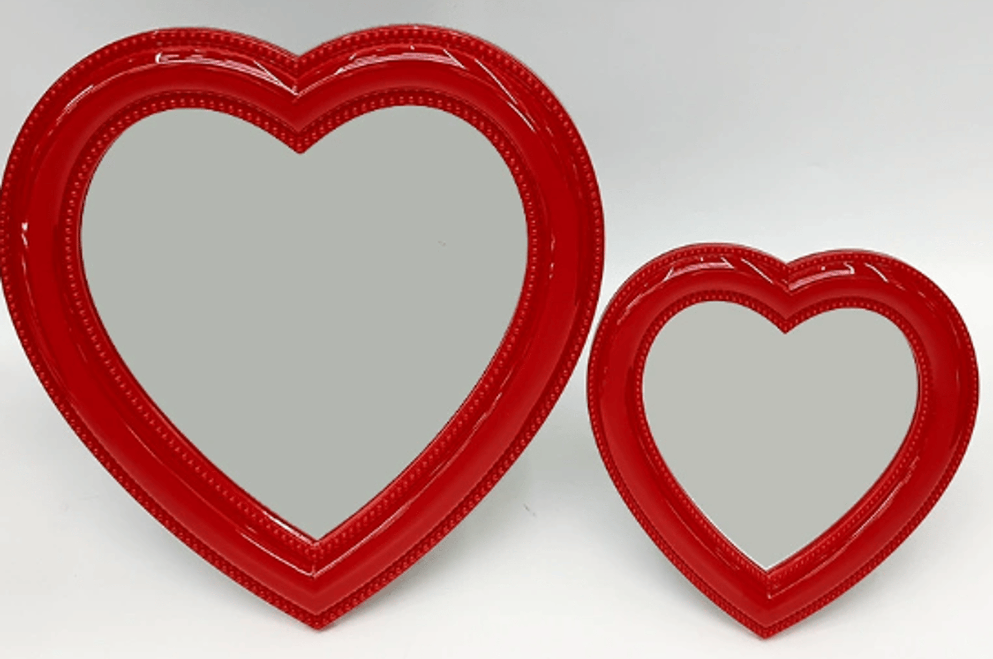 Cute HeartShaped Cosmetic Mirror Elegant Wall Decor For Girls Gift For Women Bedroom Living Room Mi 7