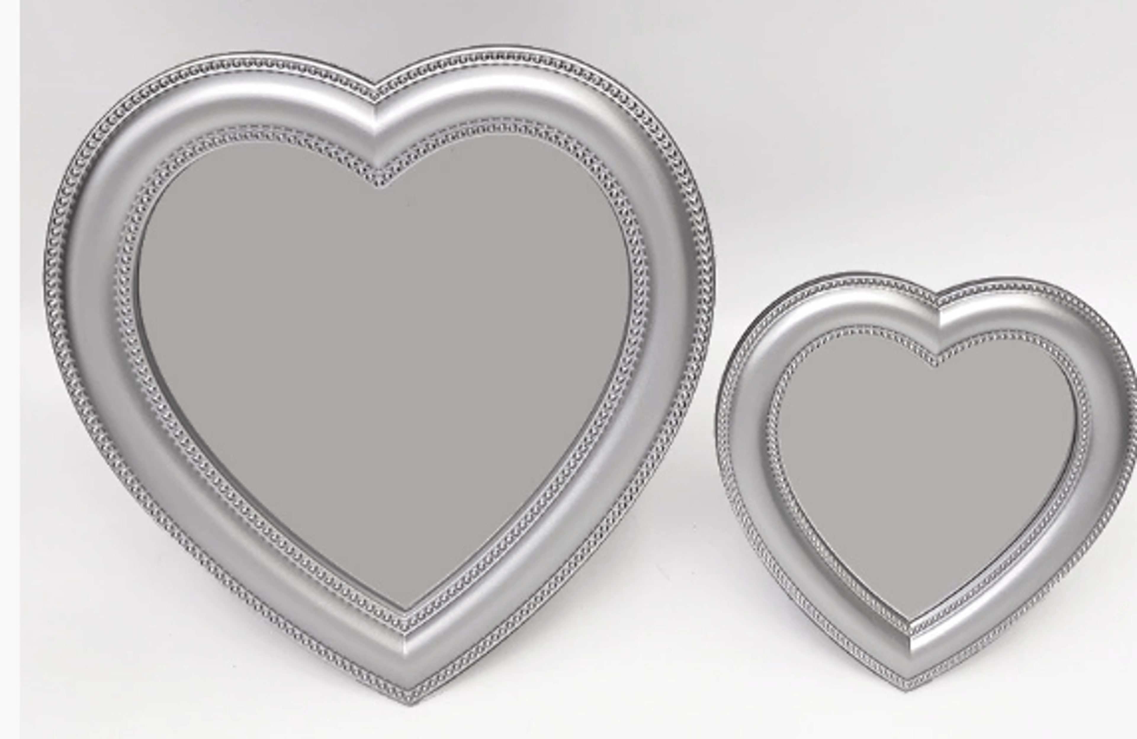 Cute HeartShaped Cosmetic Mirror Elegant Wall Decor For Girls Gift For Women Bedroom Living Room Mi 9