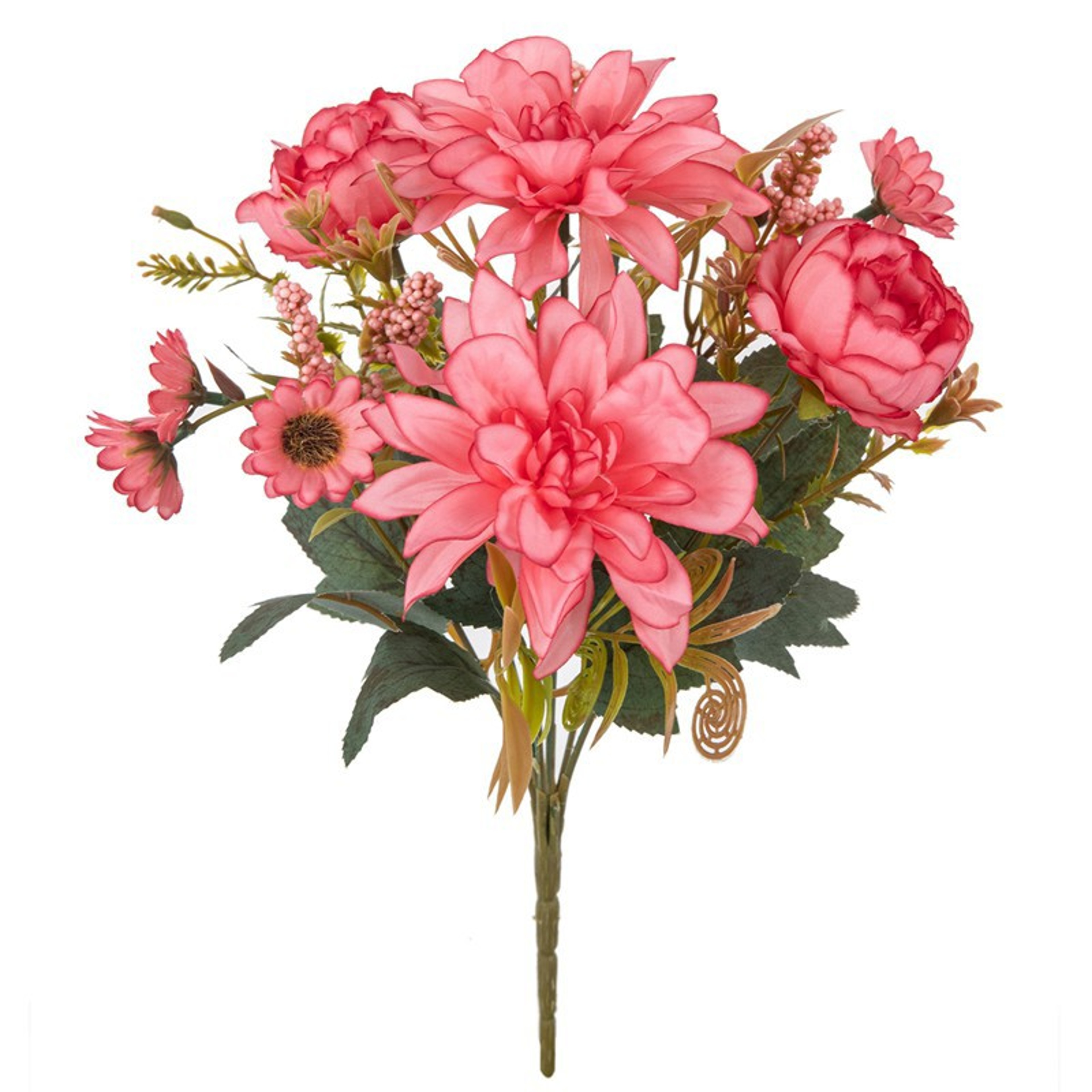 Artificial Flowers Silk Dahlia Rose Daisy Home Wreath Bonsai Wedding Bridal Bouquet For Festival Di 2