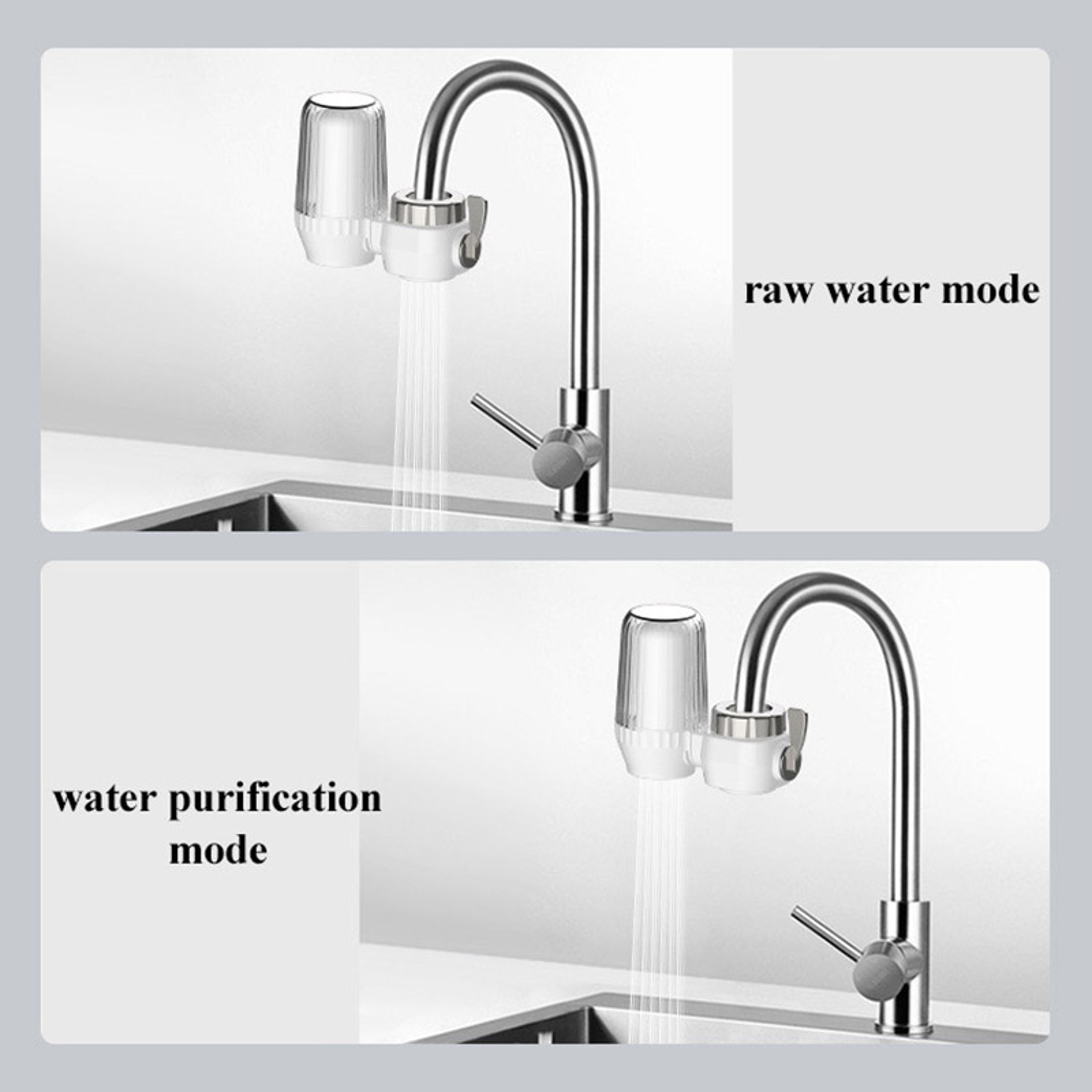 Ceramic Activated Carbon Faucet Water Purifier Tap Filter Splashproof Household Direct Drinking Wat 1
