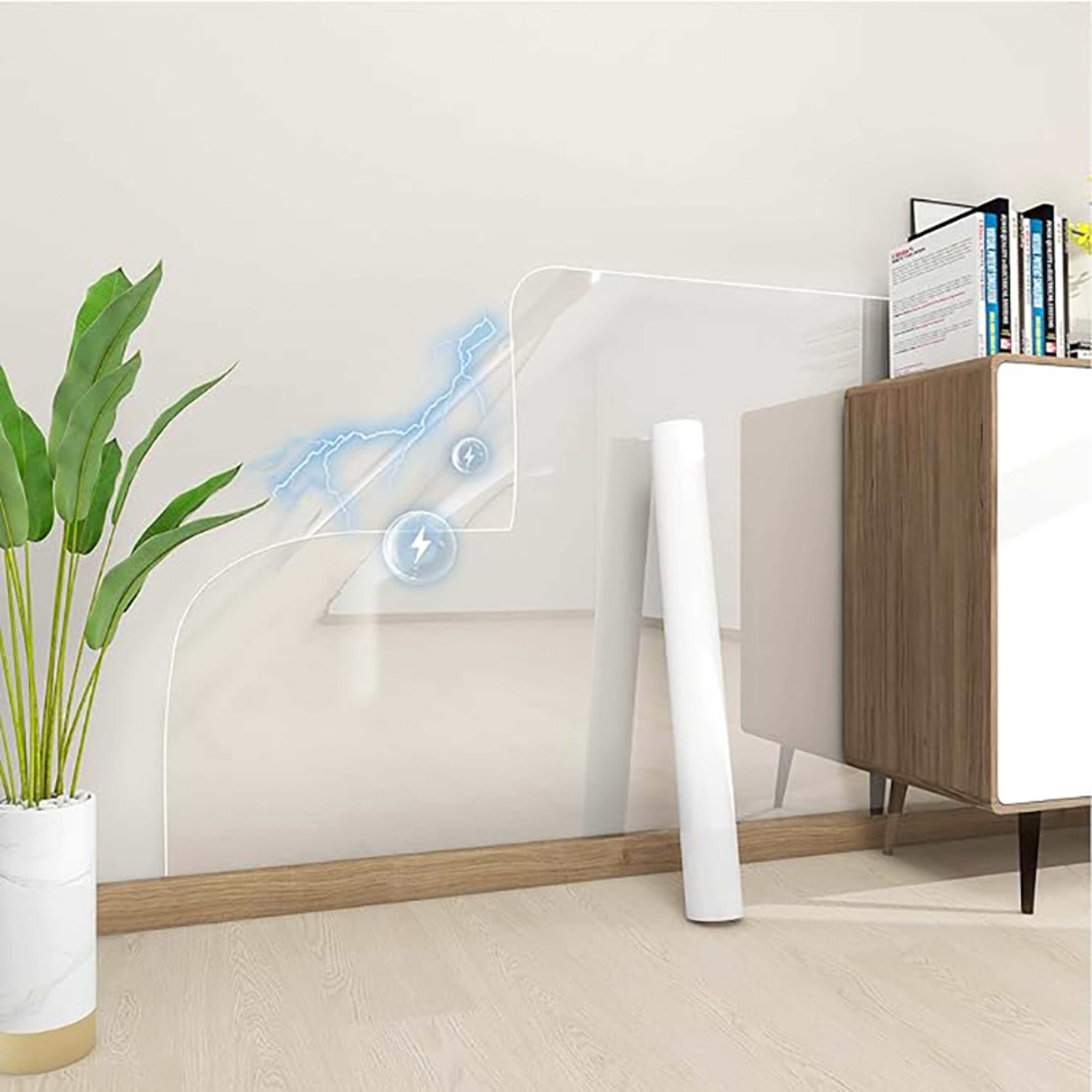 Kitchen Home Wall Sticker Transparent Electrostatic Decoration Protective Film Antifouling 1