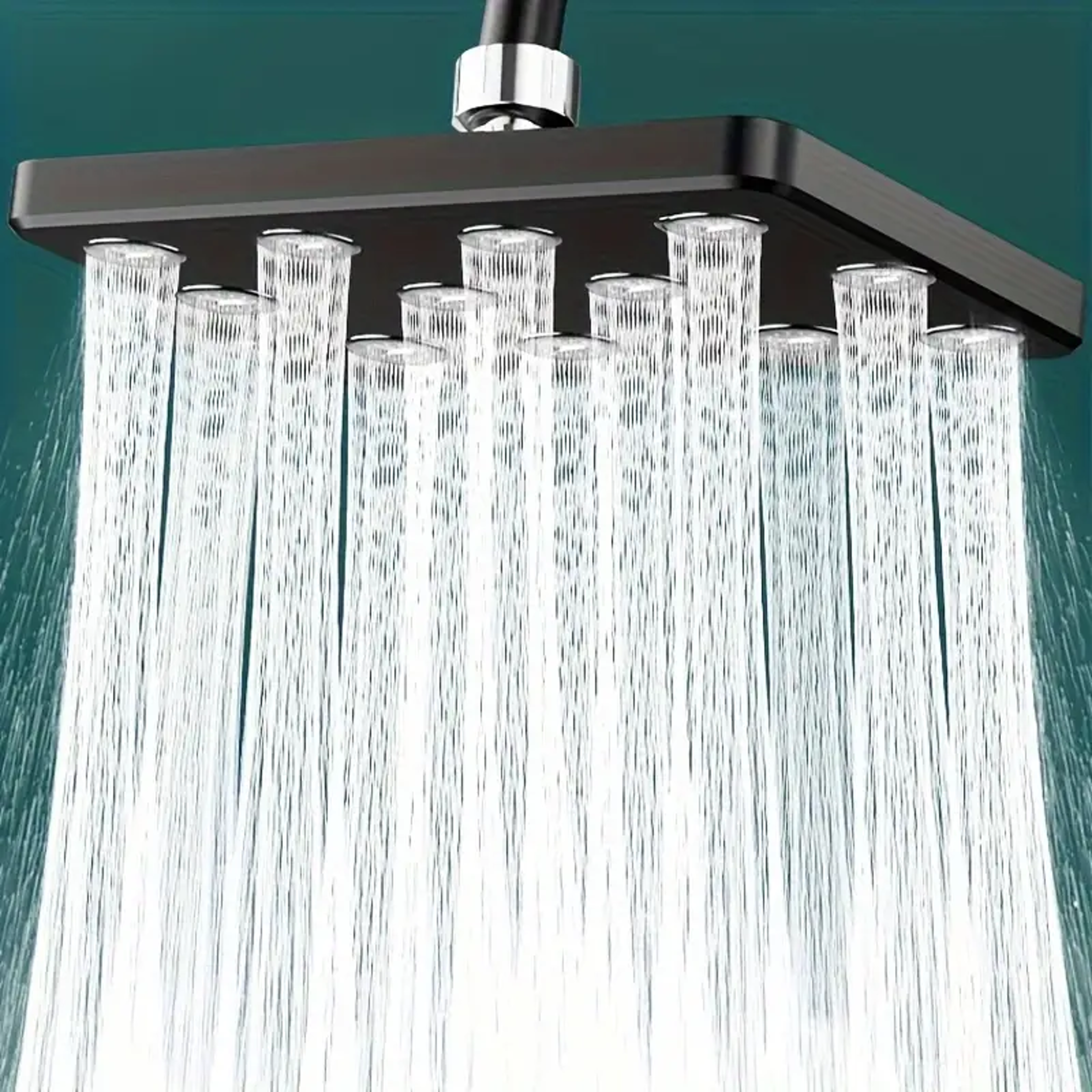 Universal Overhead Shower Head Large Pressurized Anti-blocking Shower Head for Bathroom and Hotel – view 1