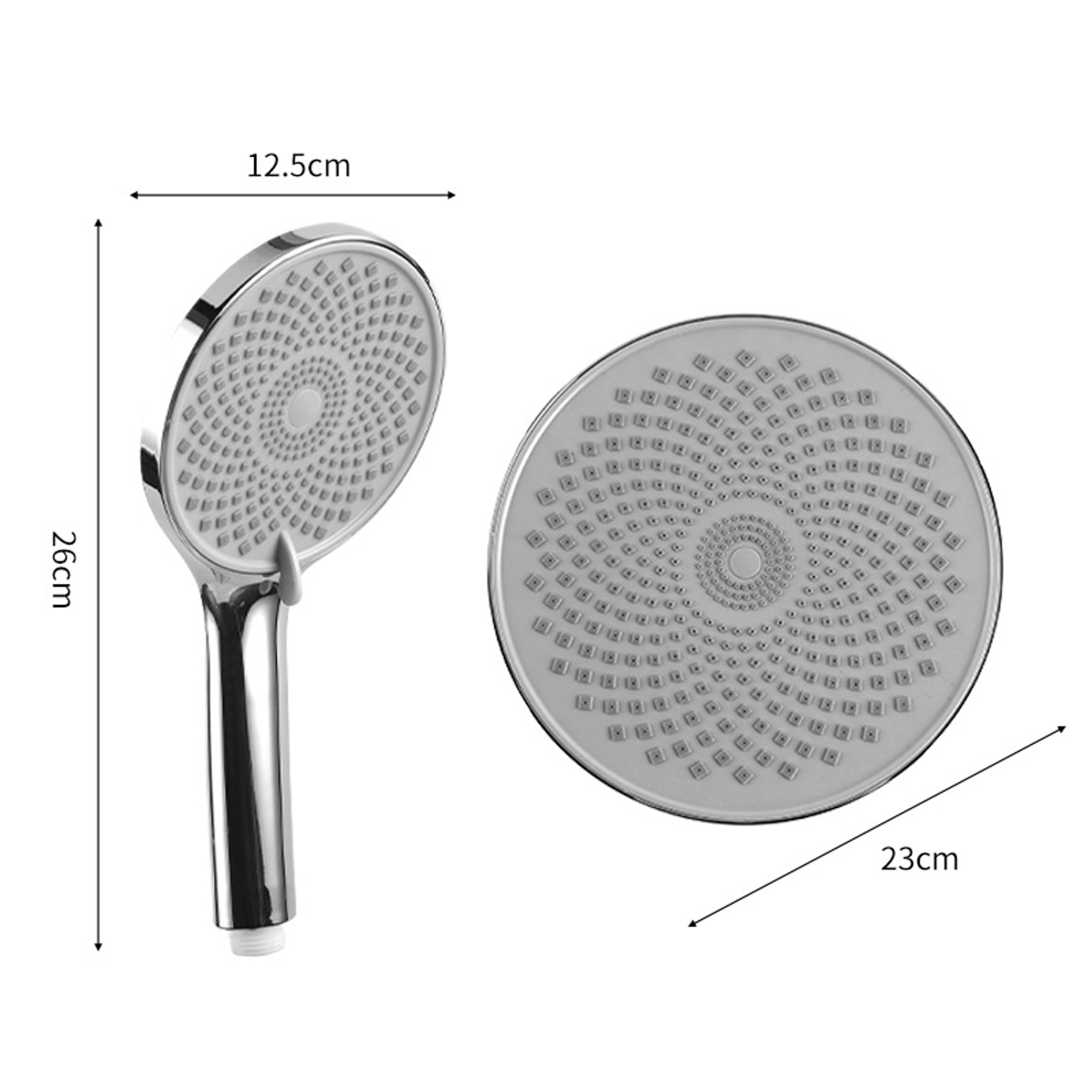 Universal Shower Set Handheld 3speed Shower Head Large Water Volume Top Spray Booster Adjustment Ho 5