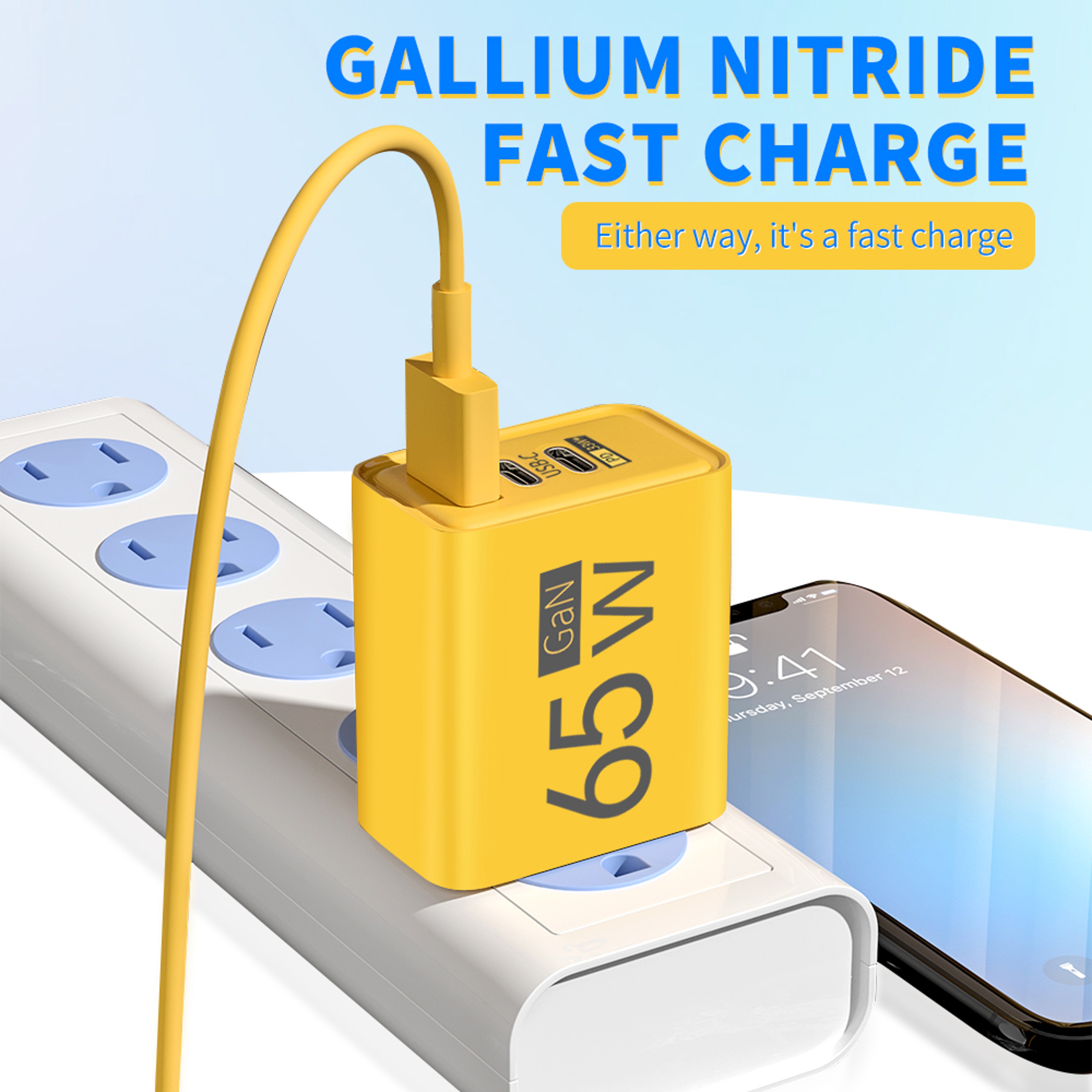USB C Fast Charge Power Adapter Wall Charger Type C Plug 2