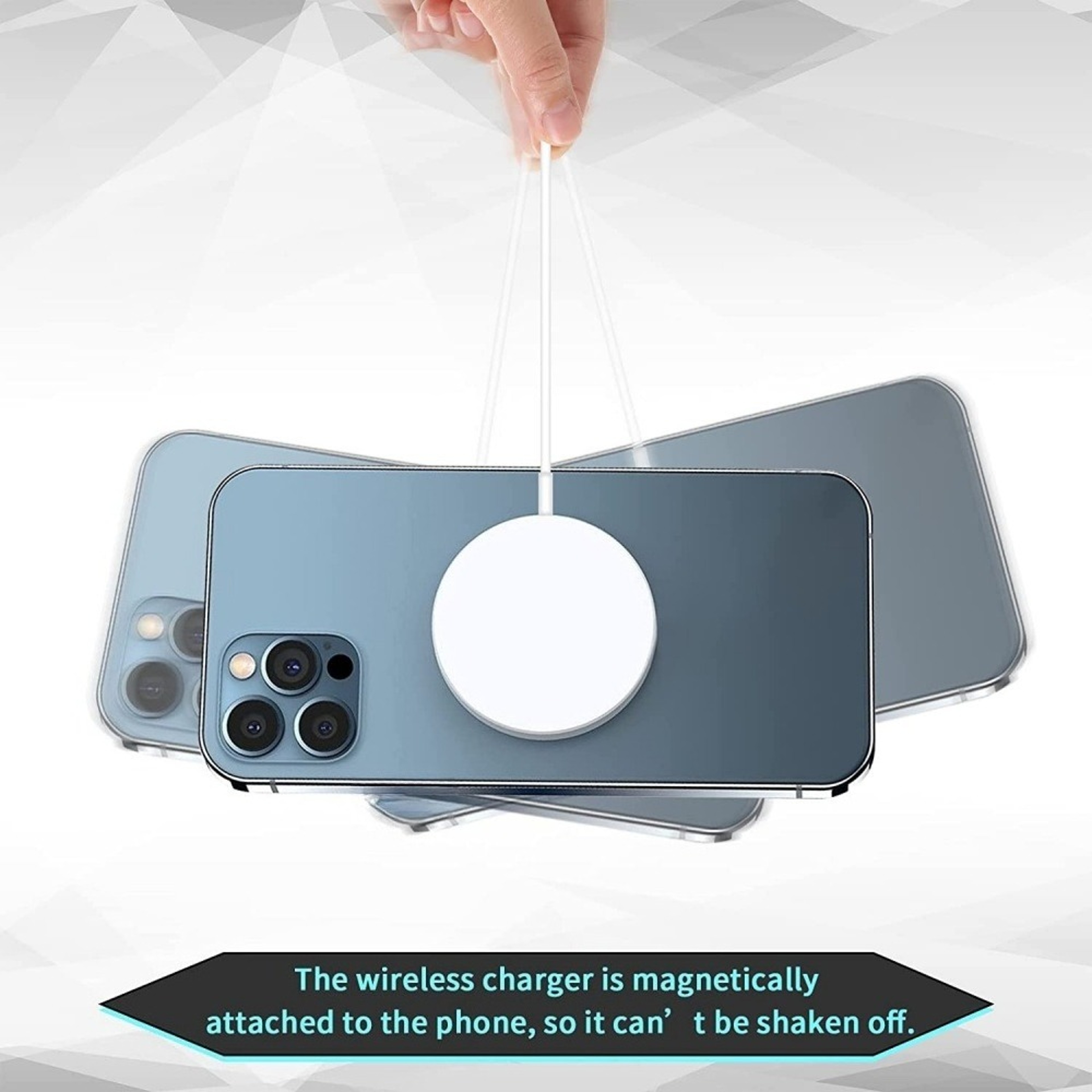 Max Magnetic Metal Ring Wireless Charging Stand For Android Phone Charger Sticker 4
