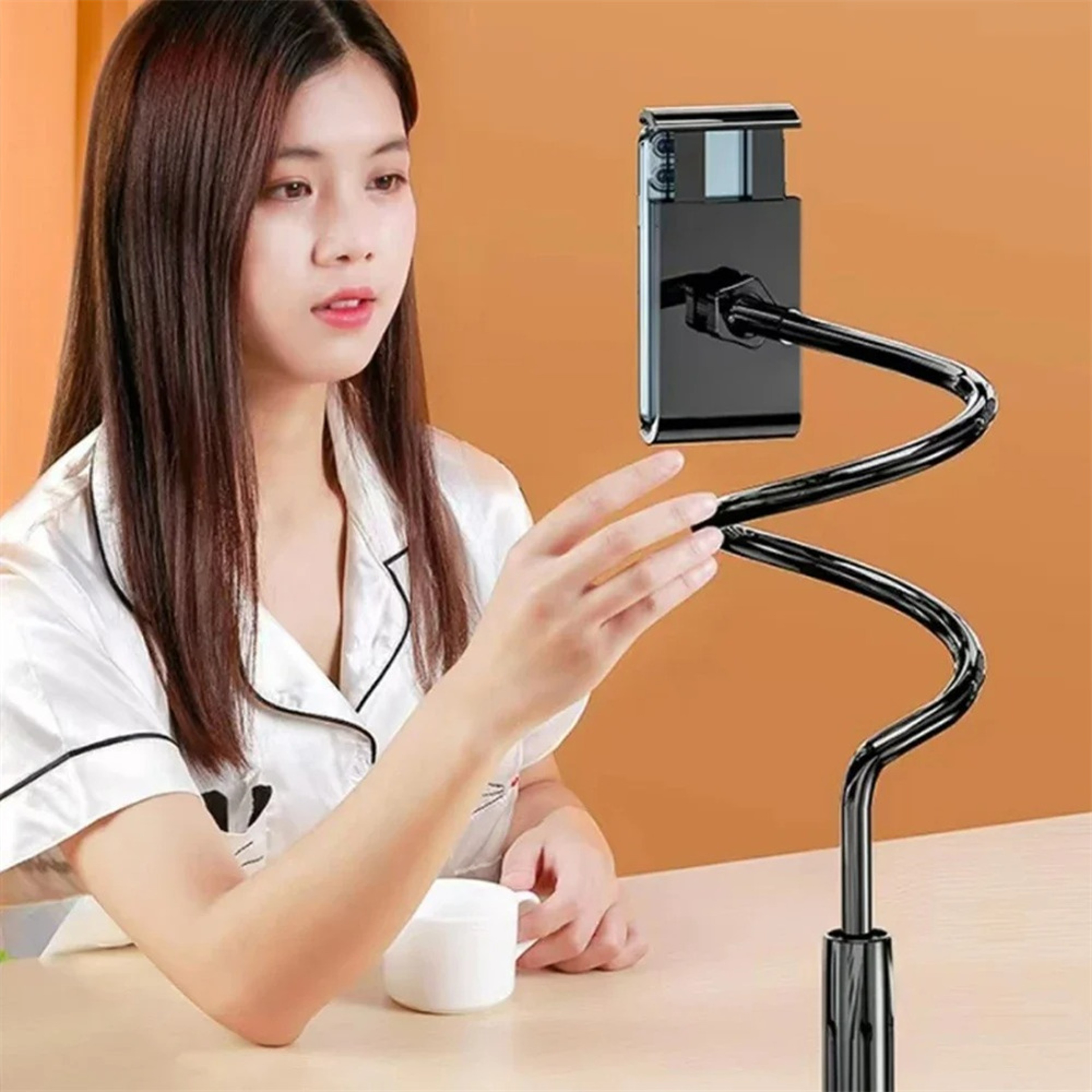 Universal Flexible Adjustable Mobile Phone Holder Lazy Clip Stand Smartphone Bracket Mount For Bed  1