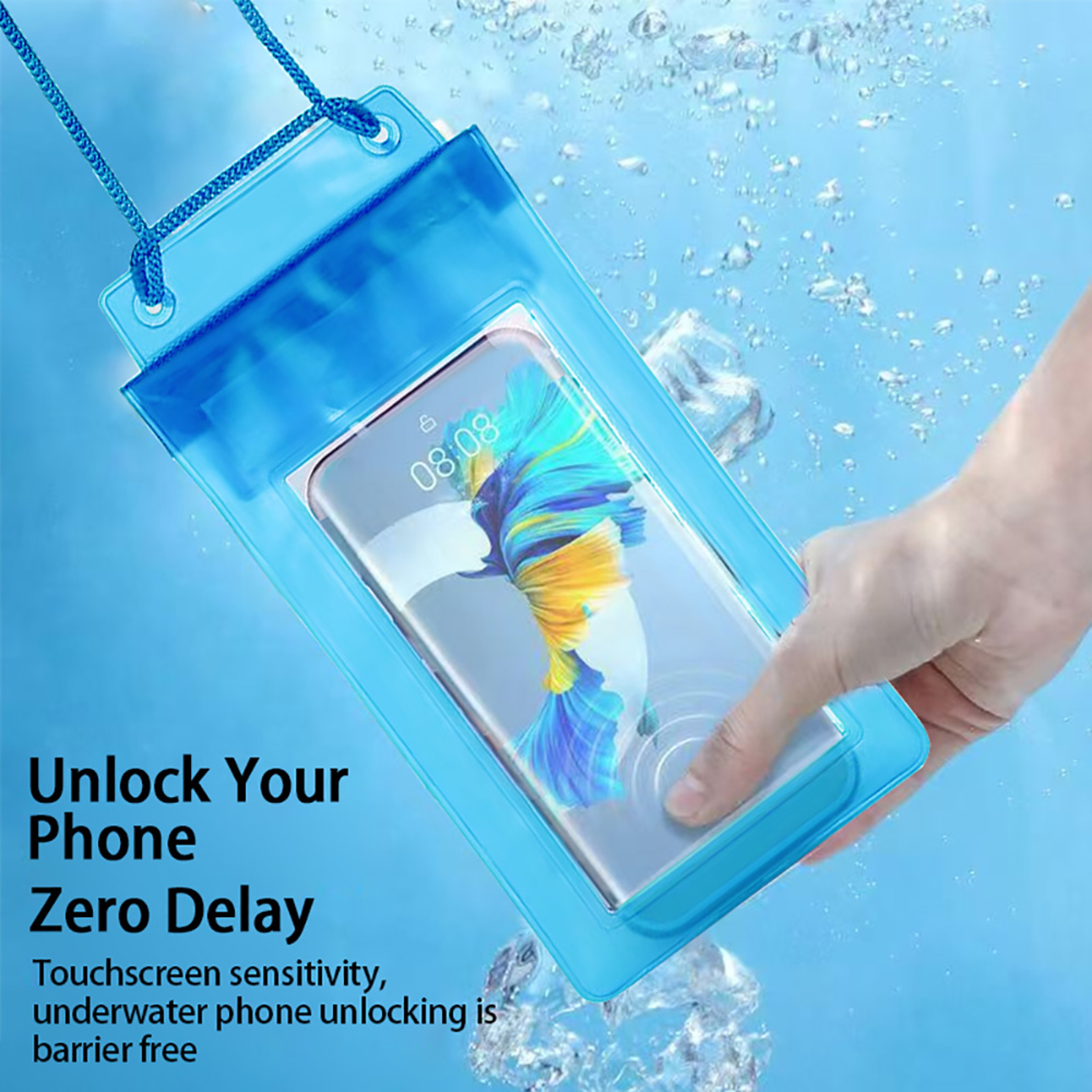 Waterproof Phone Case Universal Pouch Underwater Dry Swimming Bags Water Proof Cover 3