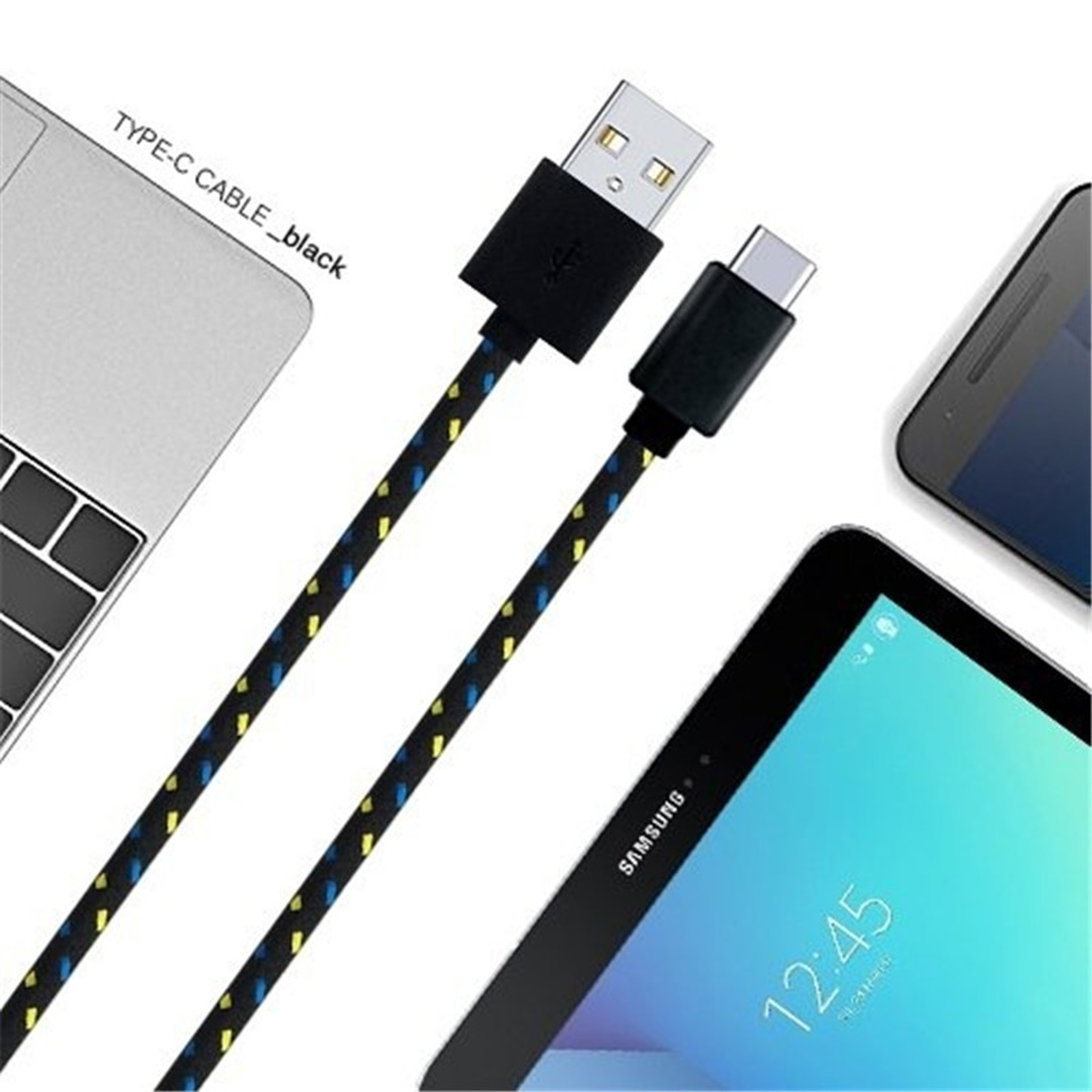 Type C Cable USB C Data Cord Mobile Phone Charger Super Fast Charging 0