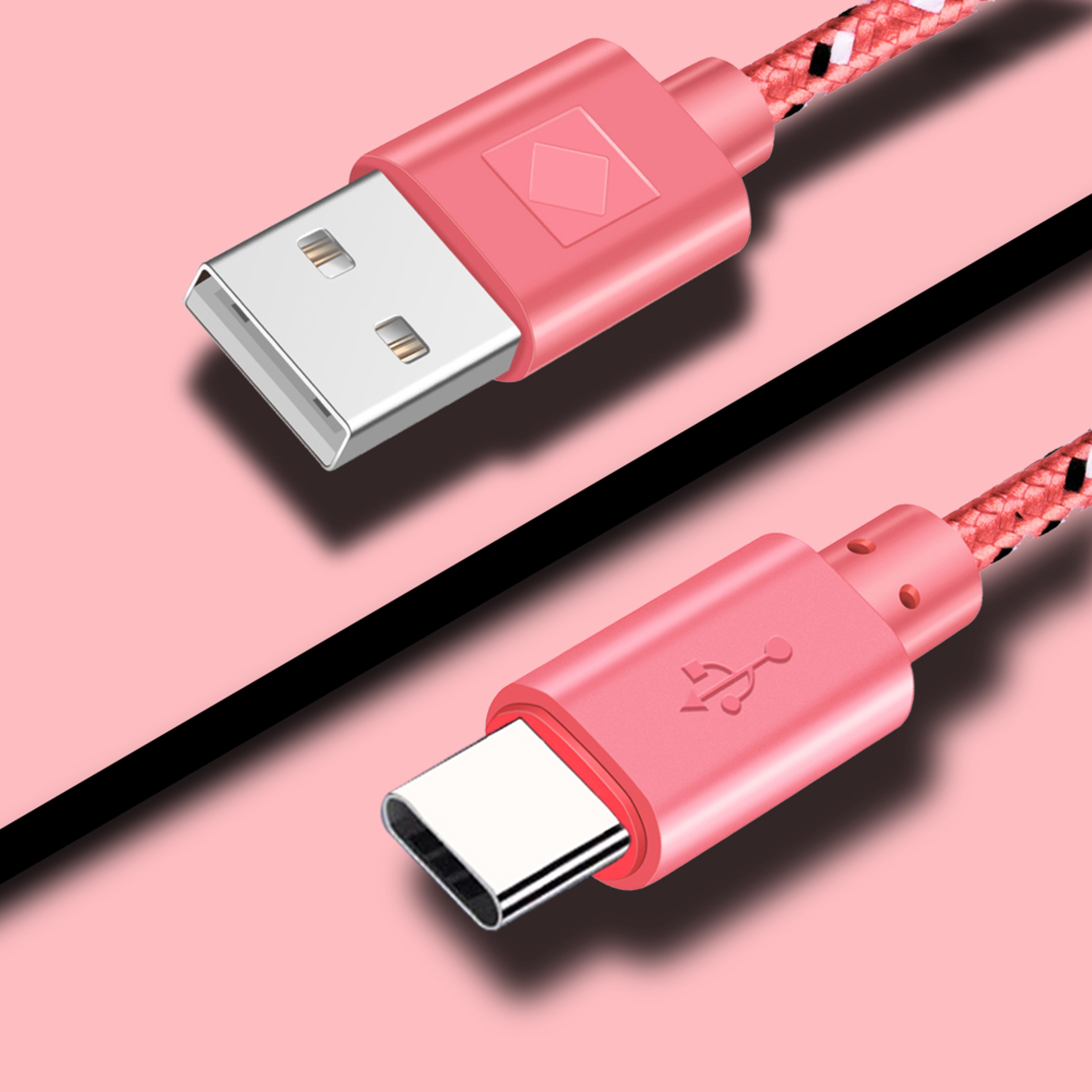 Type C Cable USB C Data Cord Mobile Phone Charger Super Fast Charging 10