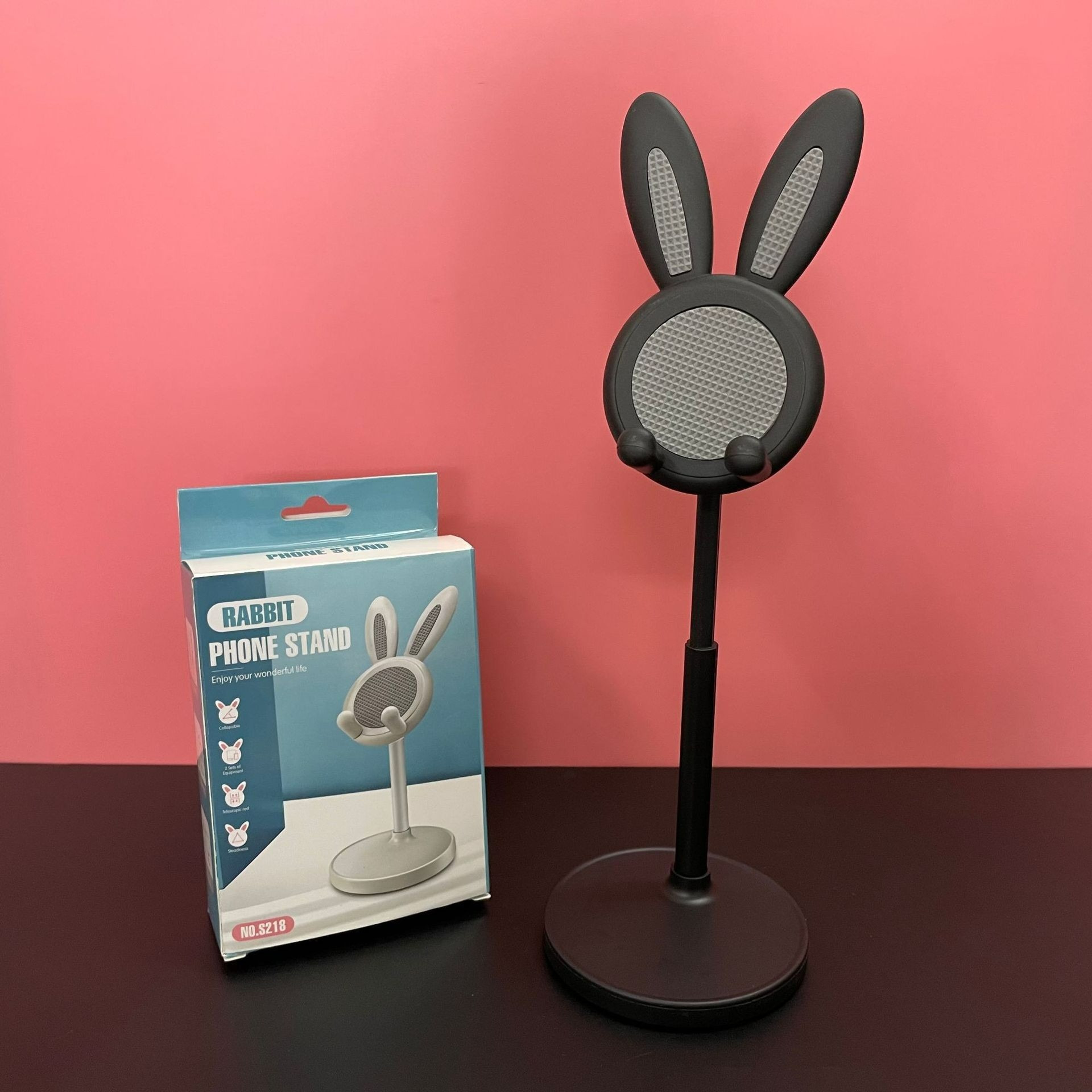 Adjustable Mobile Phone Holder Desktop Stand Mount Cute Rabbit Cartoon Universal Table Support 8