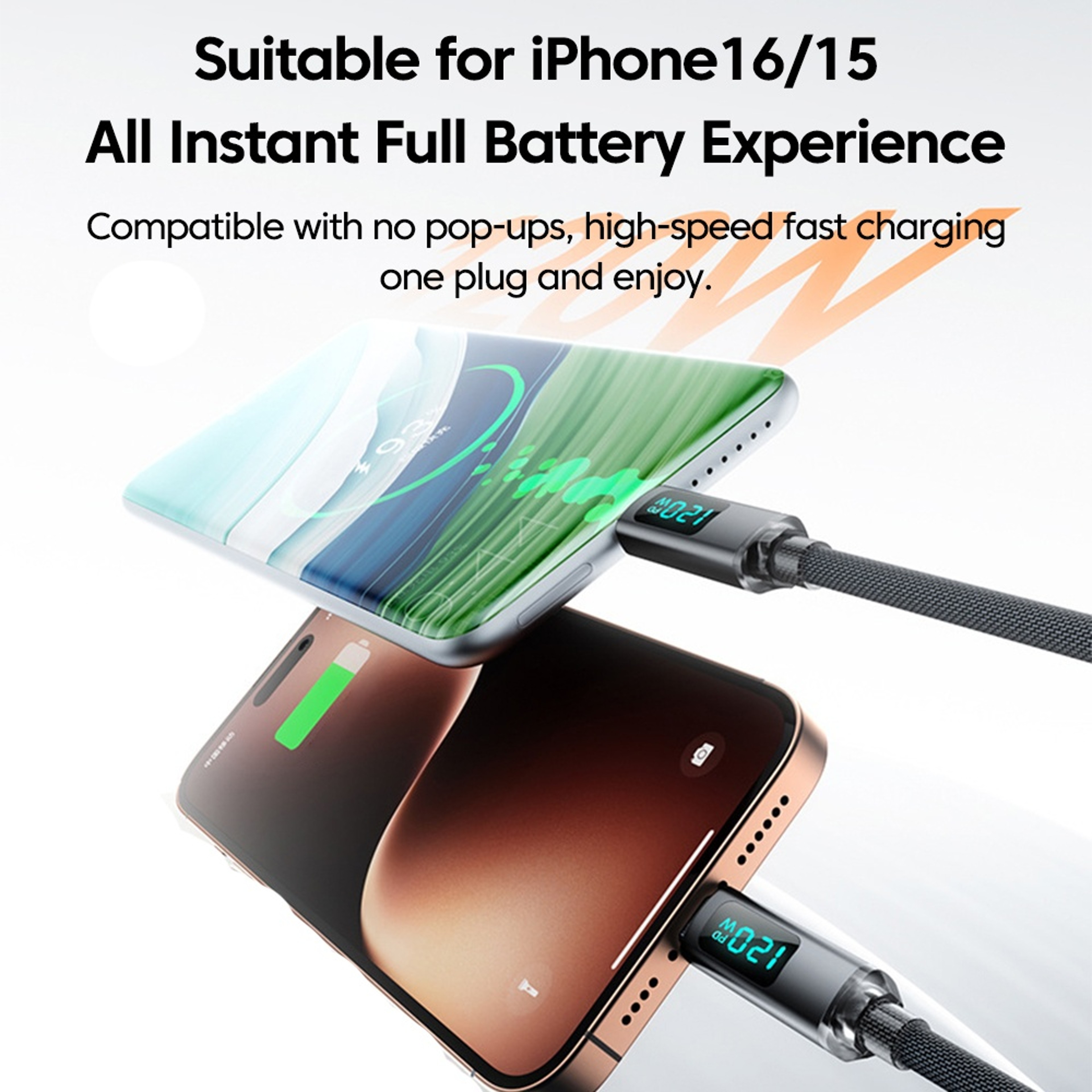 Fast Charging USB C Cable Spring Retractable Data Cord Type C Quick Cable 4