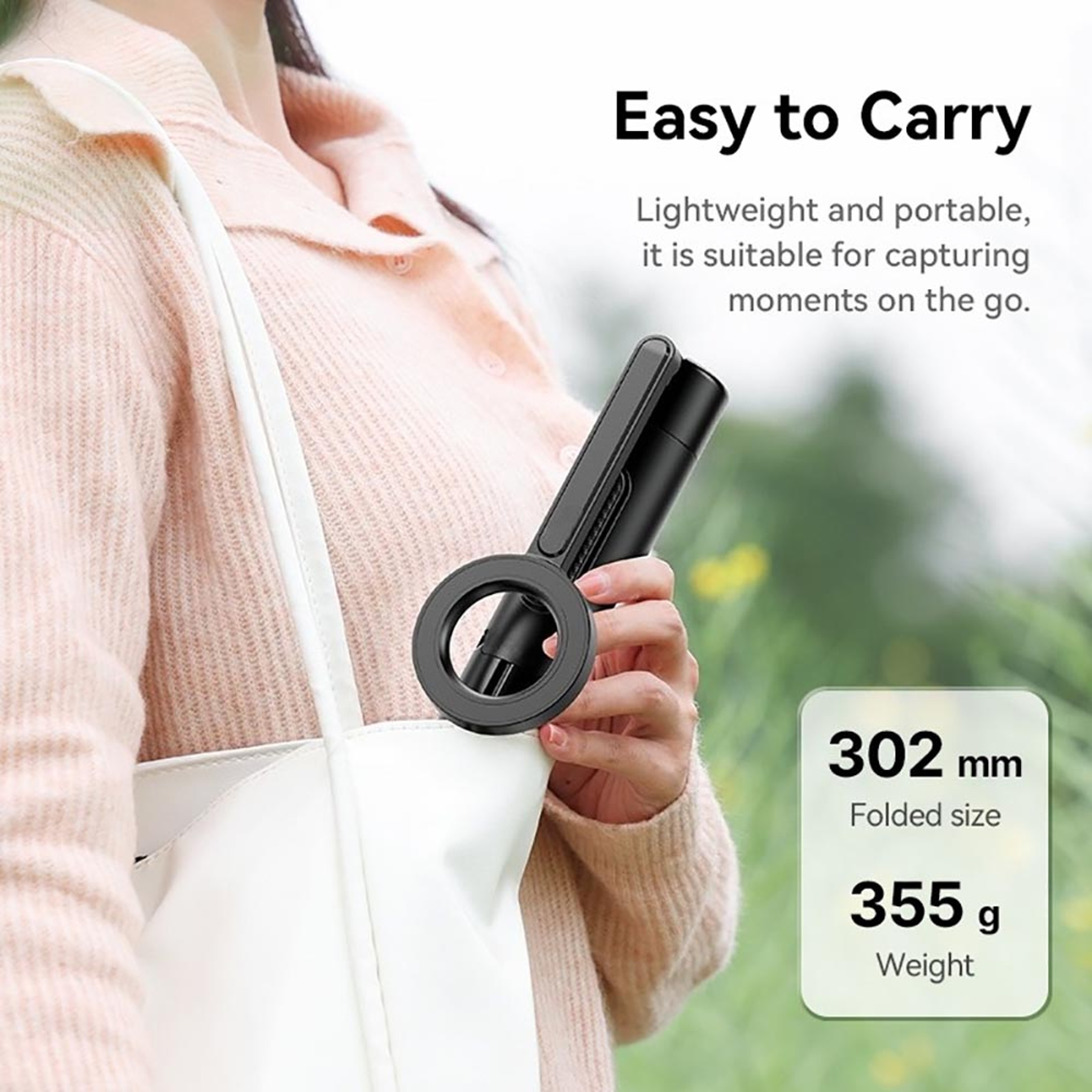 Portable Multifunctional Retractable Tripod Magnetic Selfie Stick Rotatable Wireless Bluetooth Remo 3