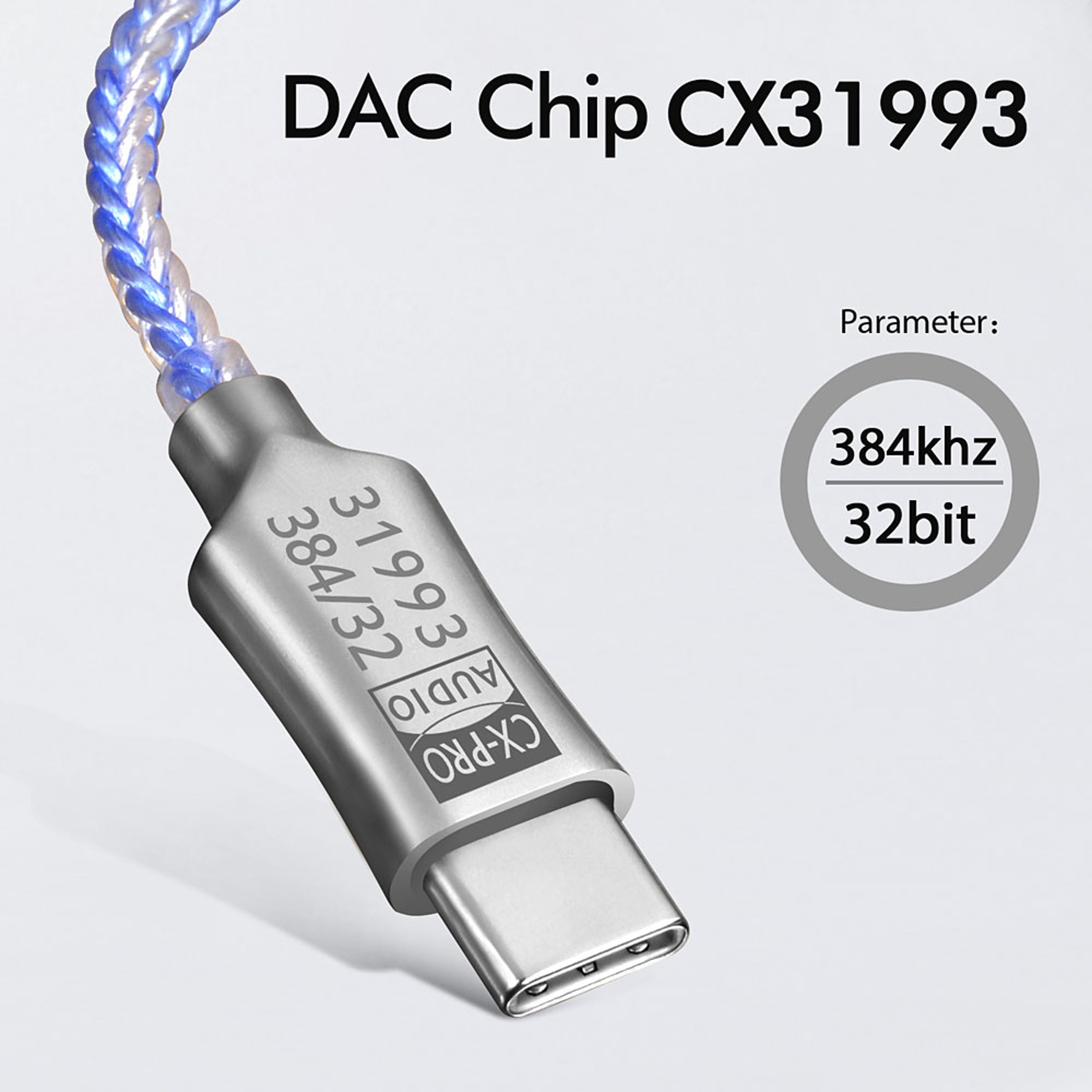 Type C To Audio Interface HiFi DAC Headphone Amplifier Earphone Amplifier Audio Adapter 1