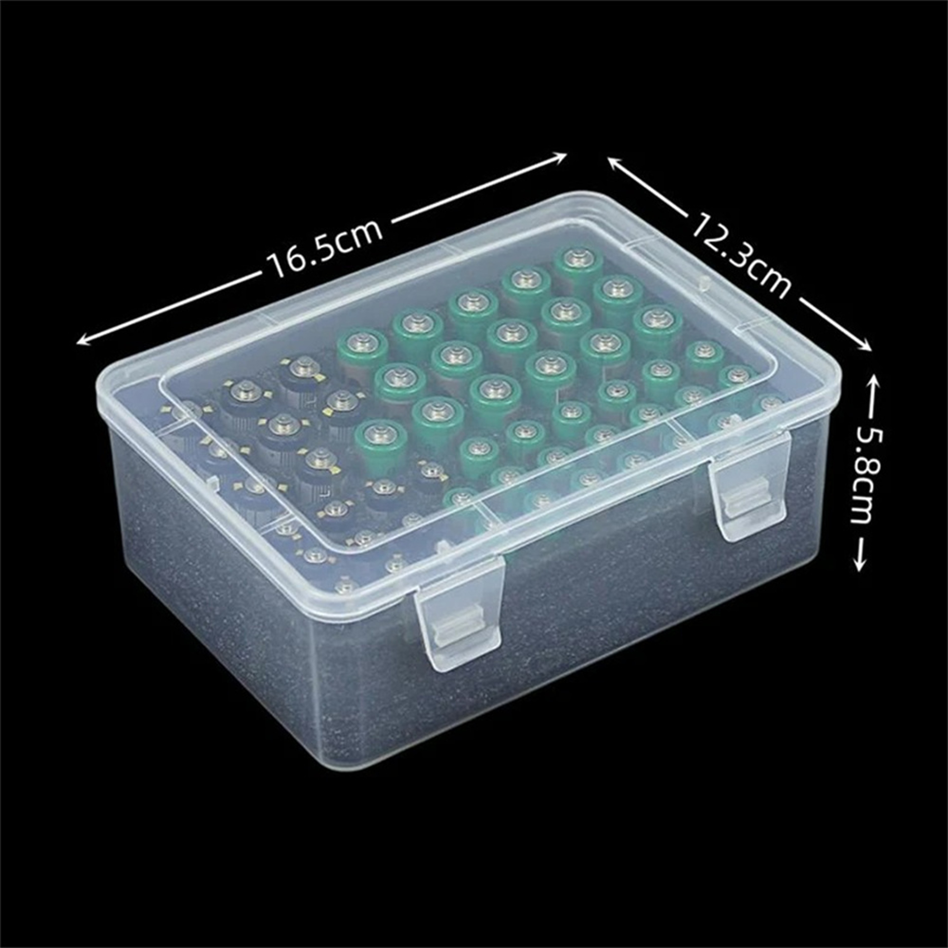 Multi Slot Battery Storage Organizer Box Slot Storage Case Holder For Home Drawer Organization And  3