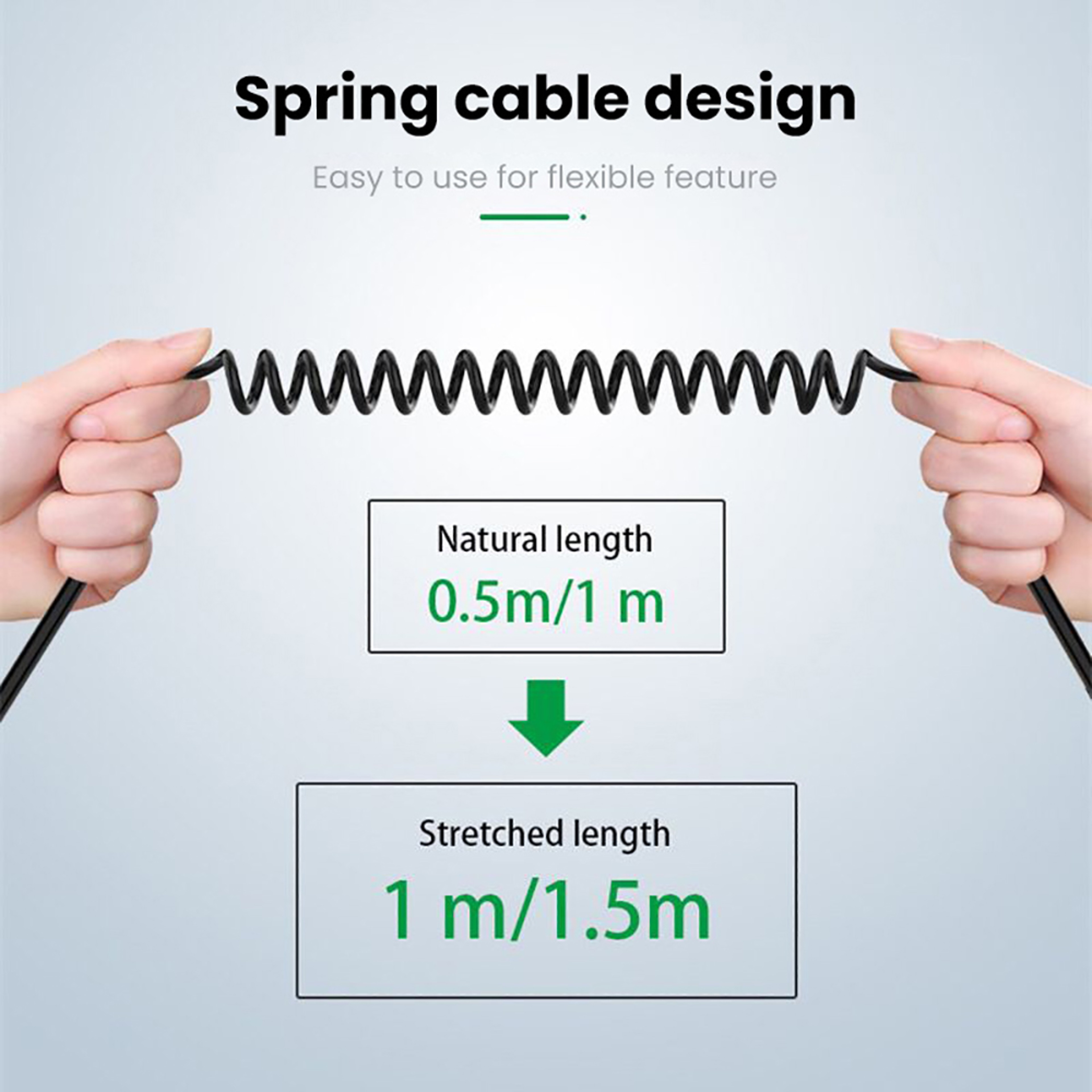 USB C To Jack Audio Cable Retractable Headphone Cable AUX Audio Cable Converter Speaker Adapter 4