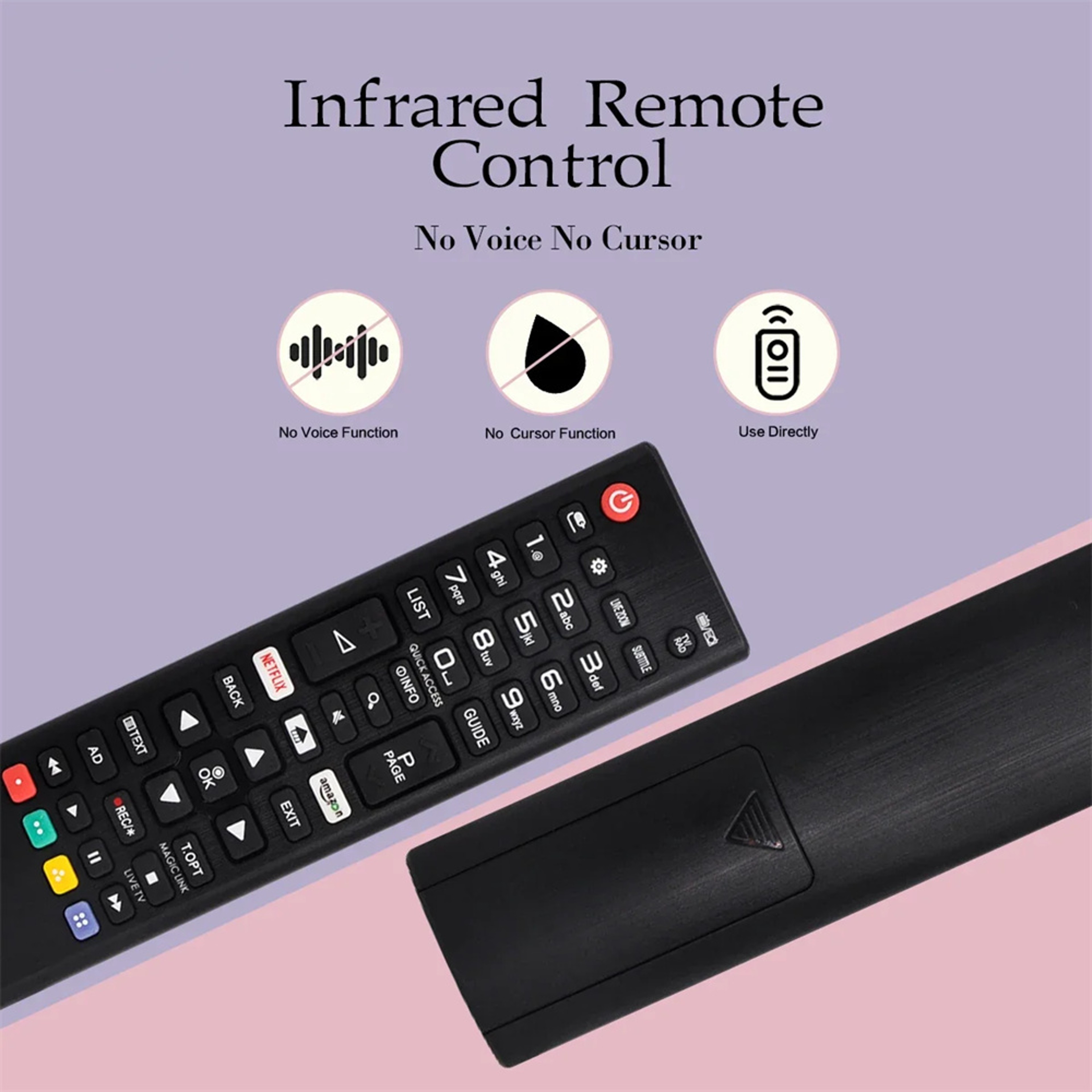 Television Remote Controller For Smart TV Netflix New Replacement Remote – view 5