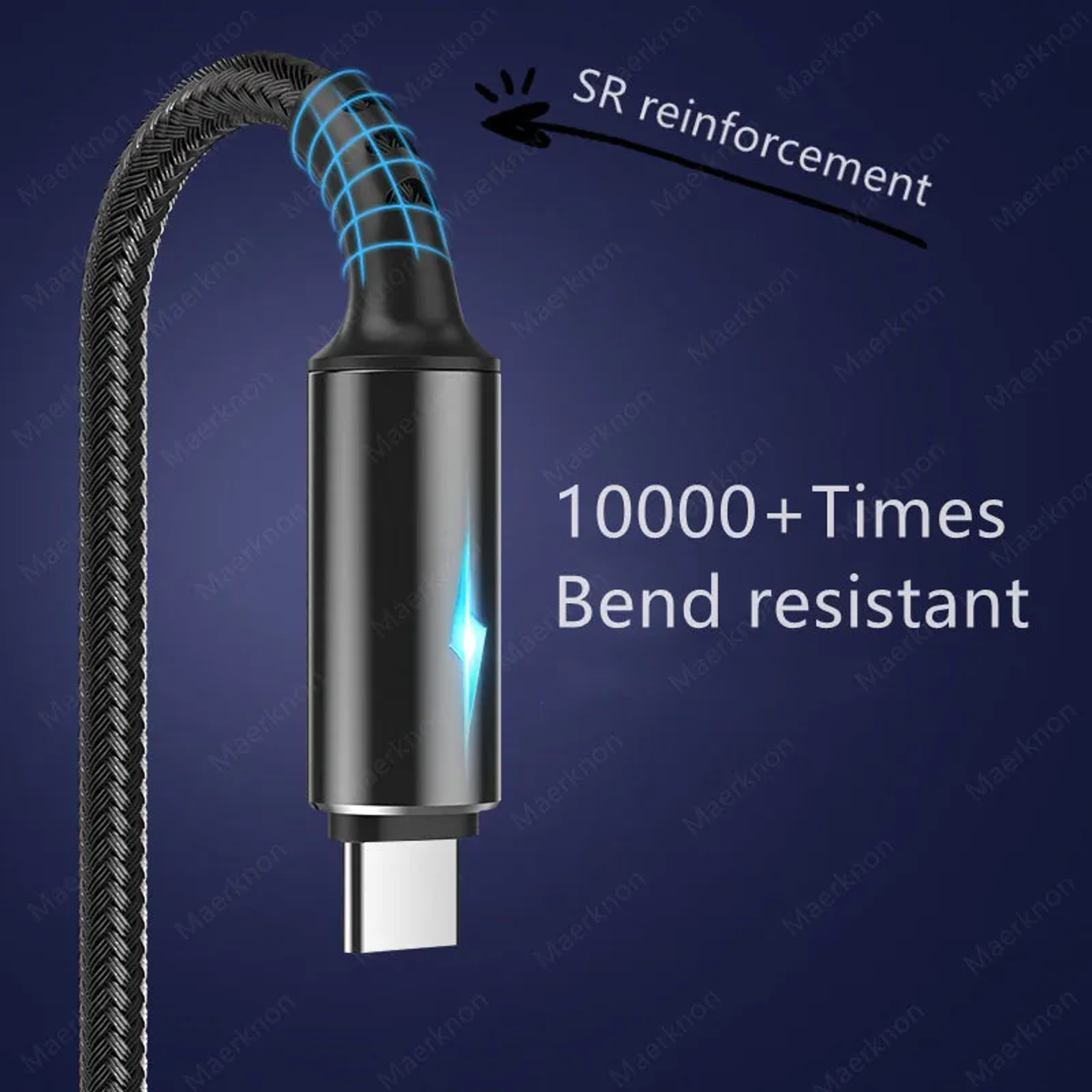 USB C Cable Fast Charging Micro USB Charger Quick Charge Data Cord 2