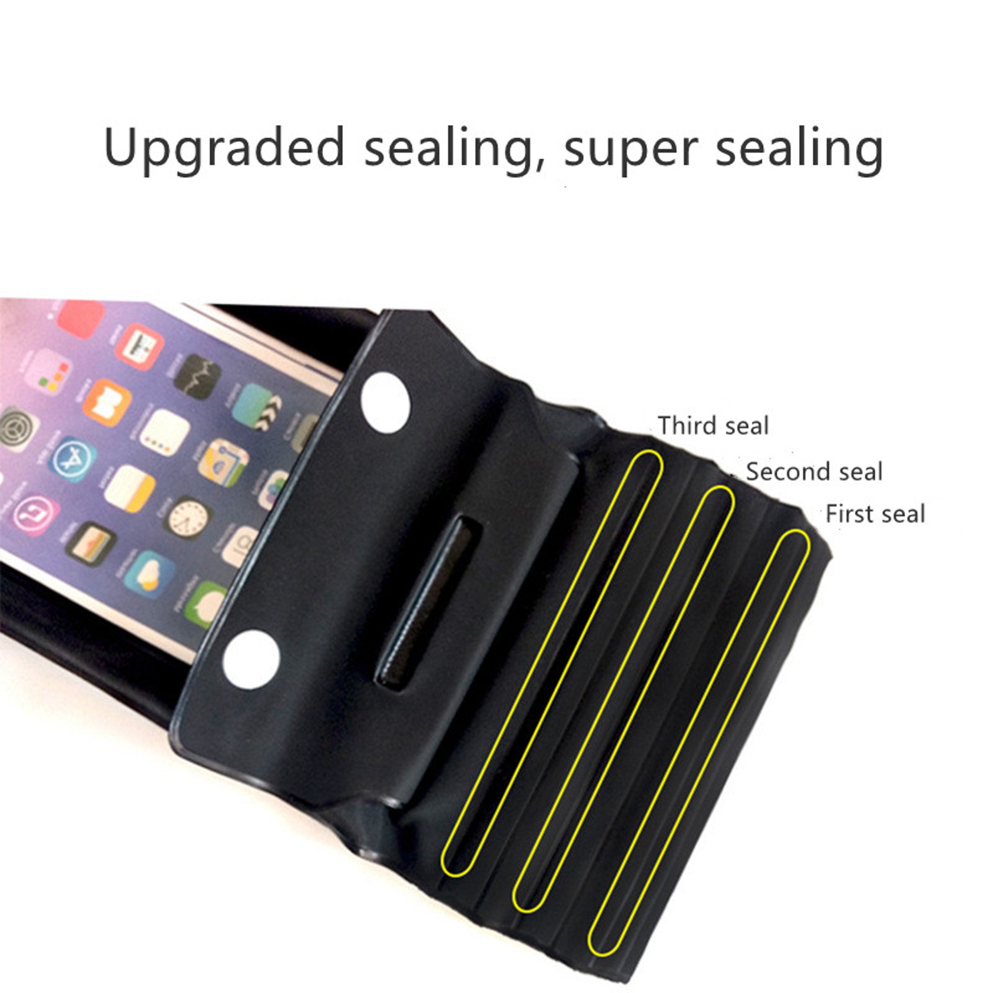 Universal Mobile Phone Cover Waterproof Case PVC Swimming Protective Bag 3
