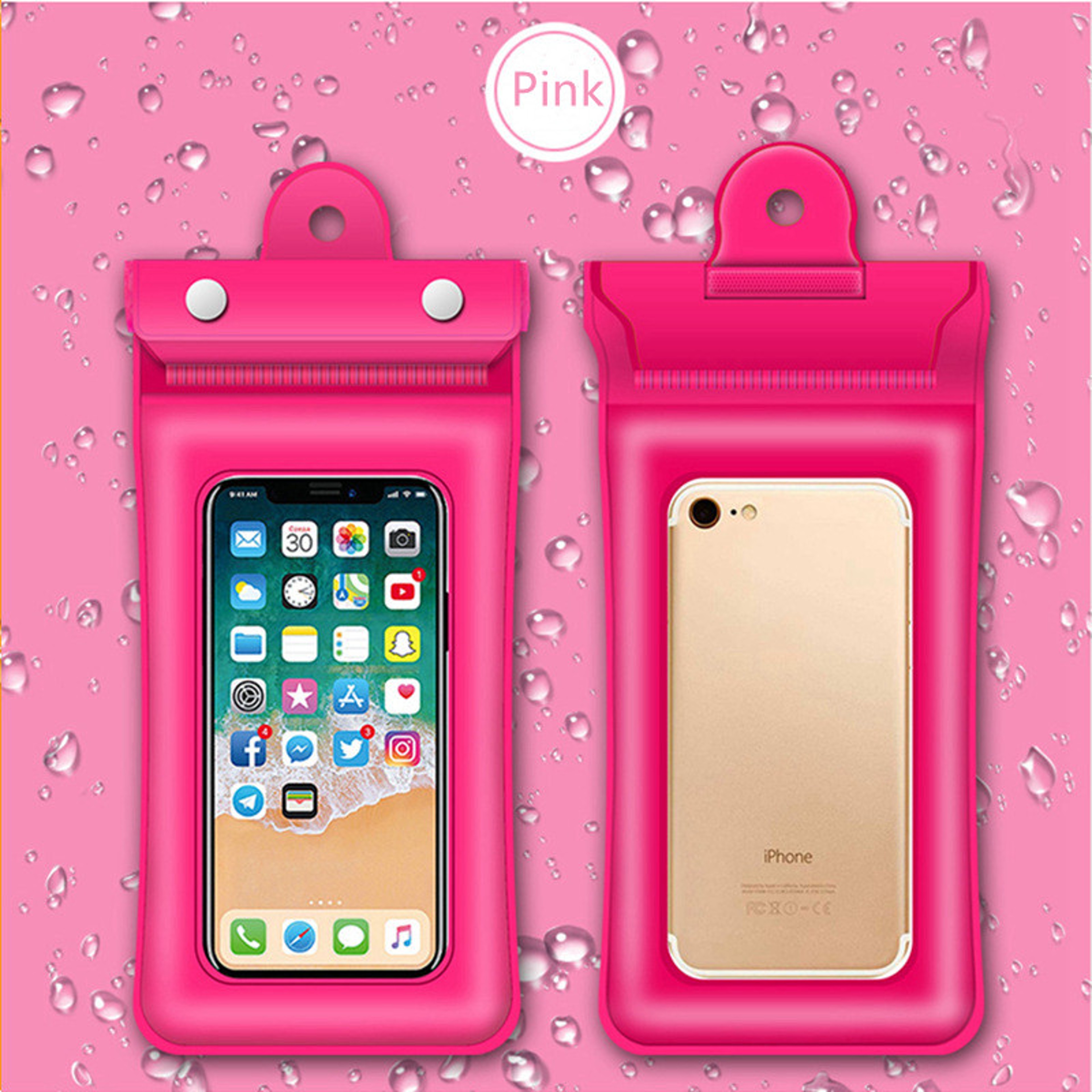 Universal Mobile Phone Cover Waterproof Case PVC Swimming Protective Bag 9
