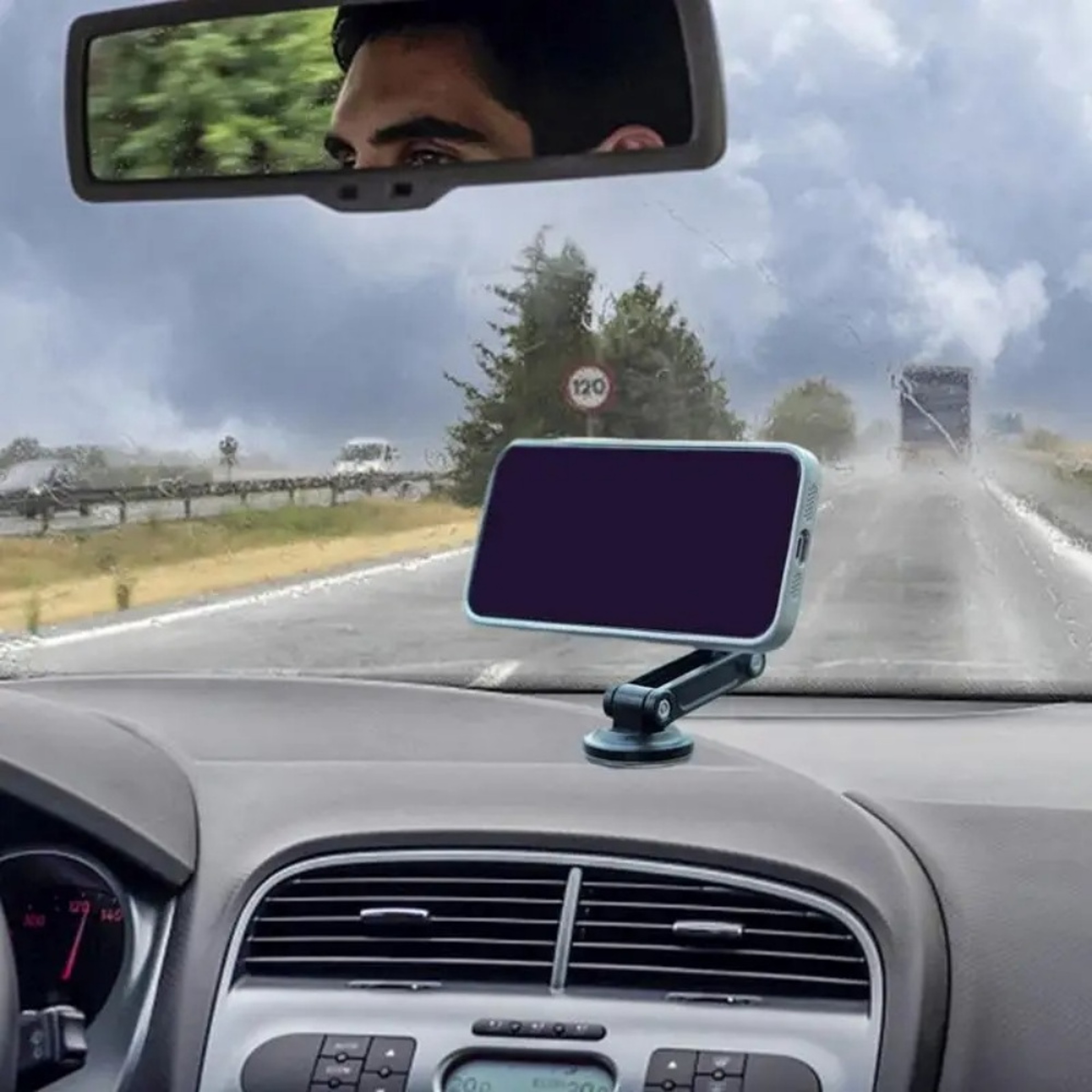Adjustable Auto GPS Navigation Stand Rotation Magnetic Car Dashboard Phone Holder Universal Anti Sl 5