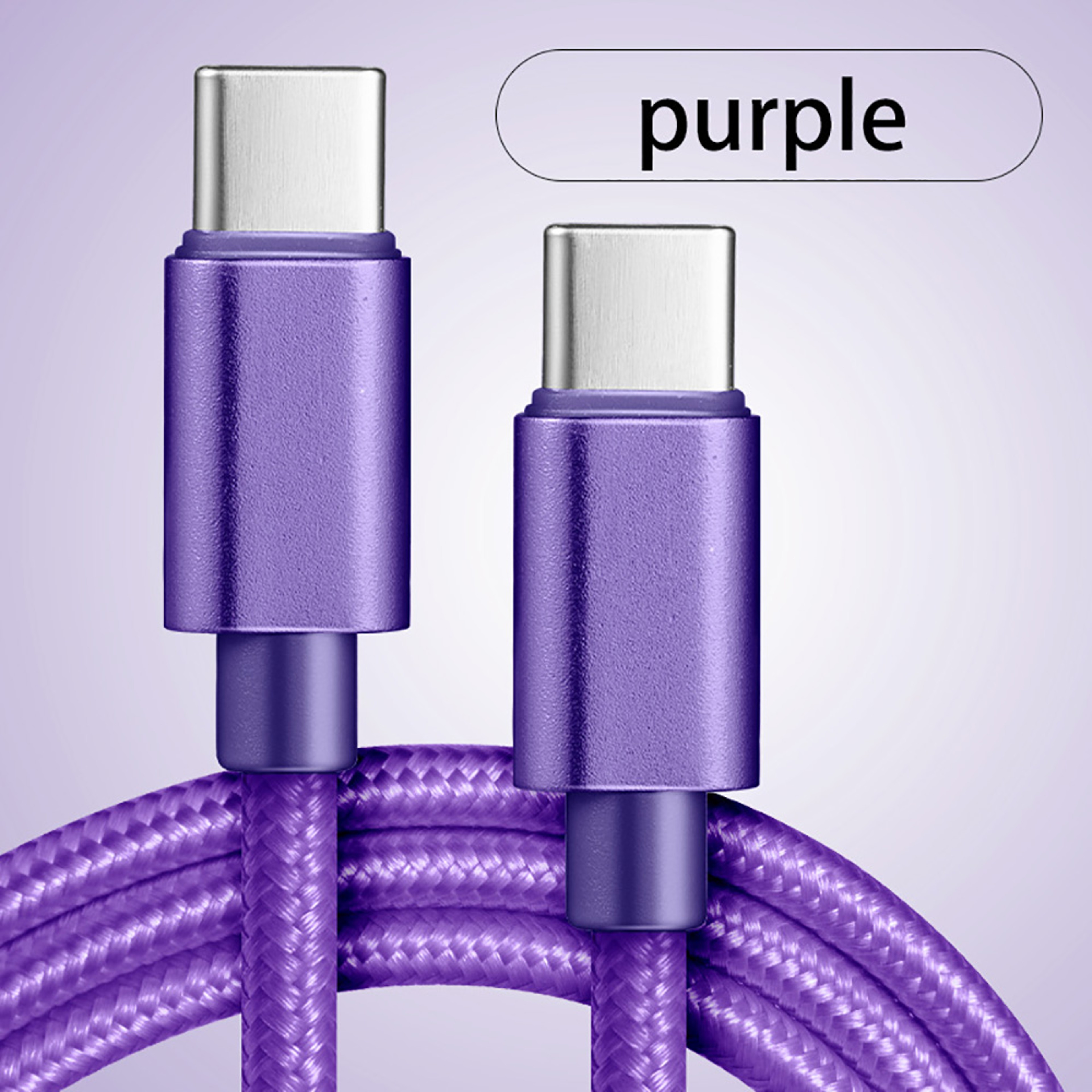 USB C To USB C Cable PD Fast Charging Phone Charger Data Cord Quick Charge 9
