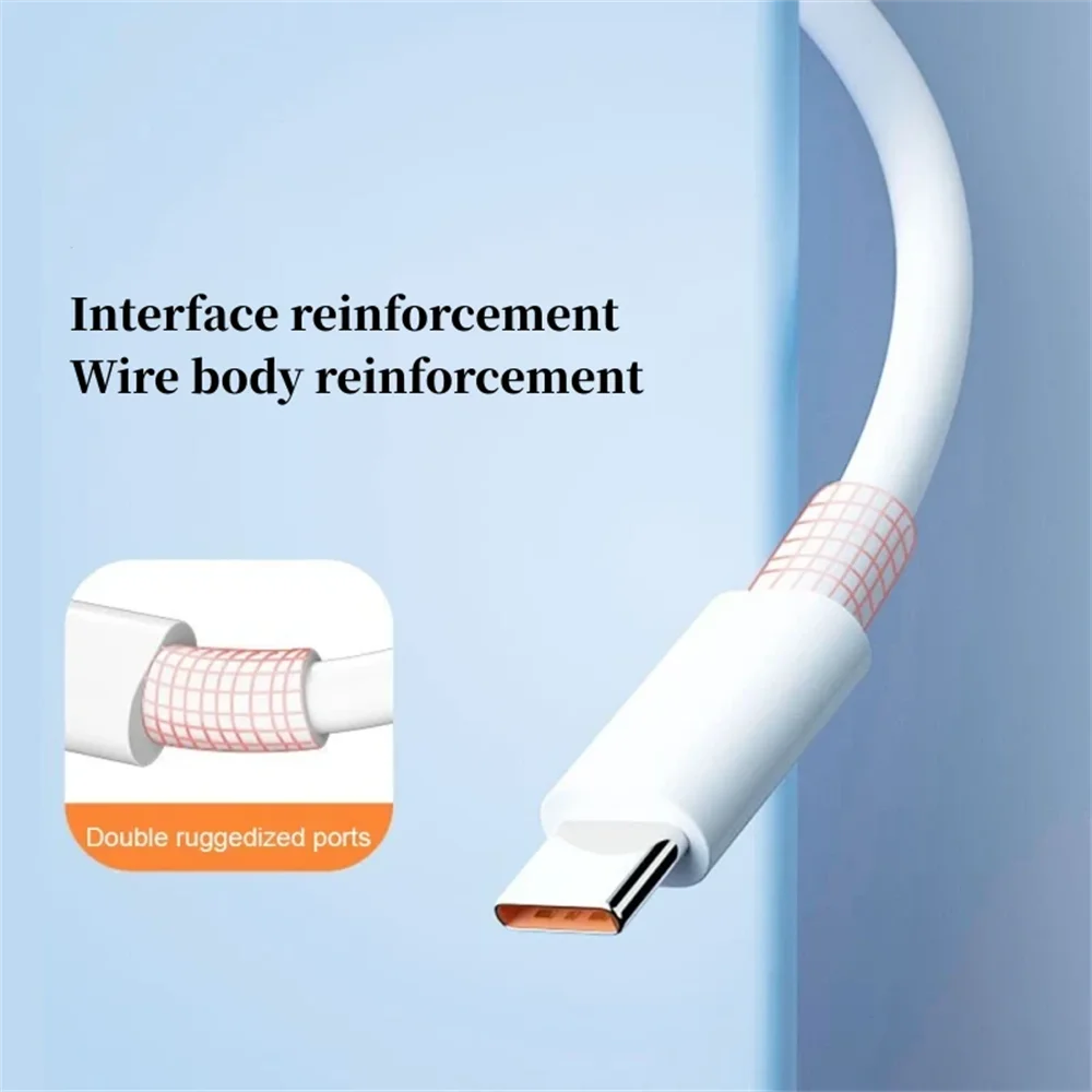 USB Quick Charge Cable Type C Fast Charging Cord For Phones 4