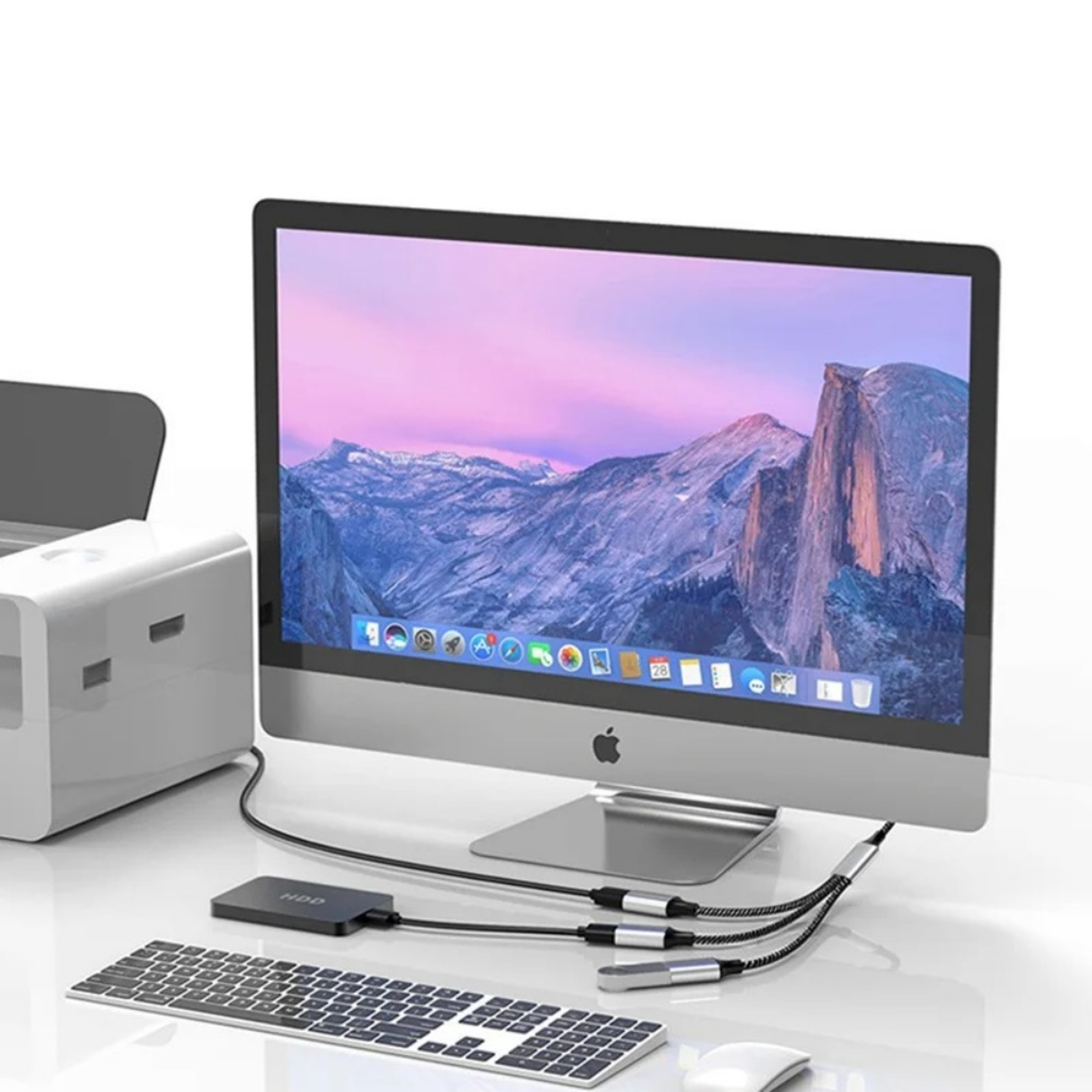 USB HUB Adapter Type C Splitter Connector Ports HUB Expander Converter For Laptop PC Accessories 4