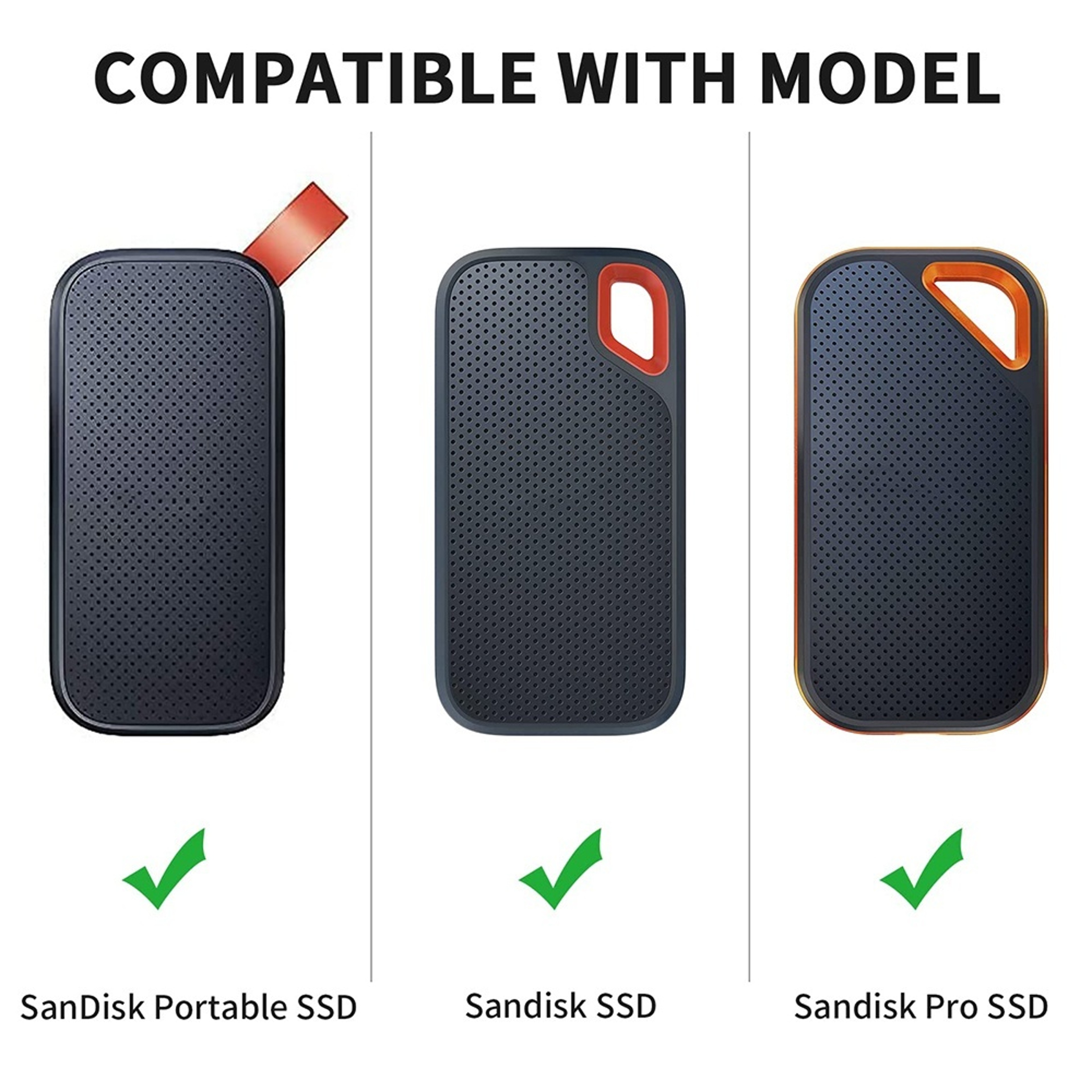 Portable AntiScratch Hard Storage Box For External SSD Protective Cover Storage Bag 4
