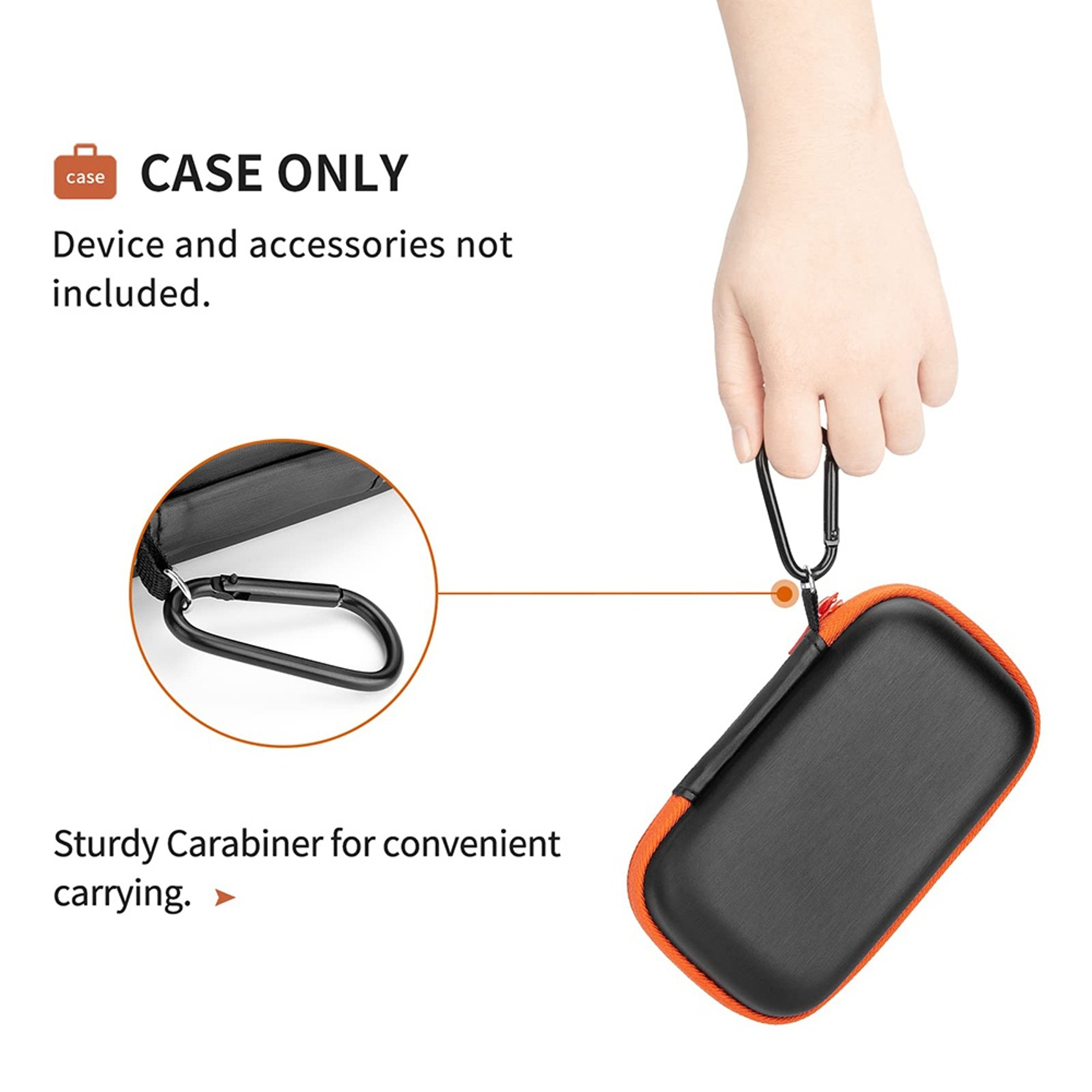 Portable AntiScratch Hard Storage Box For External SSD Protective Cover Storage Bag 2