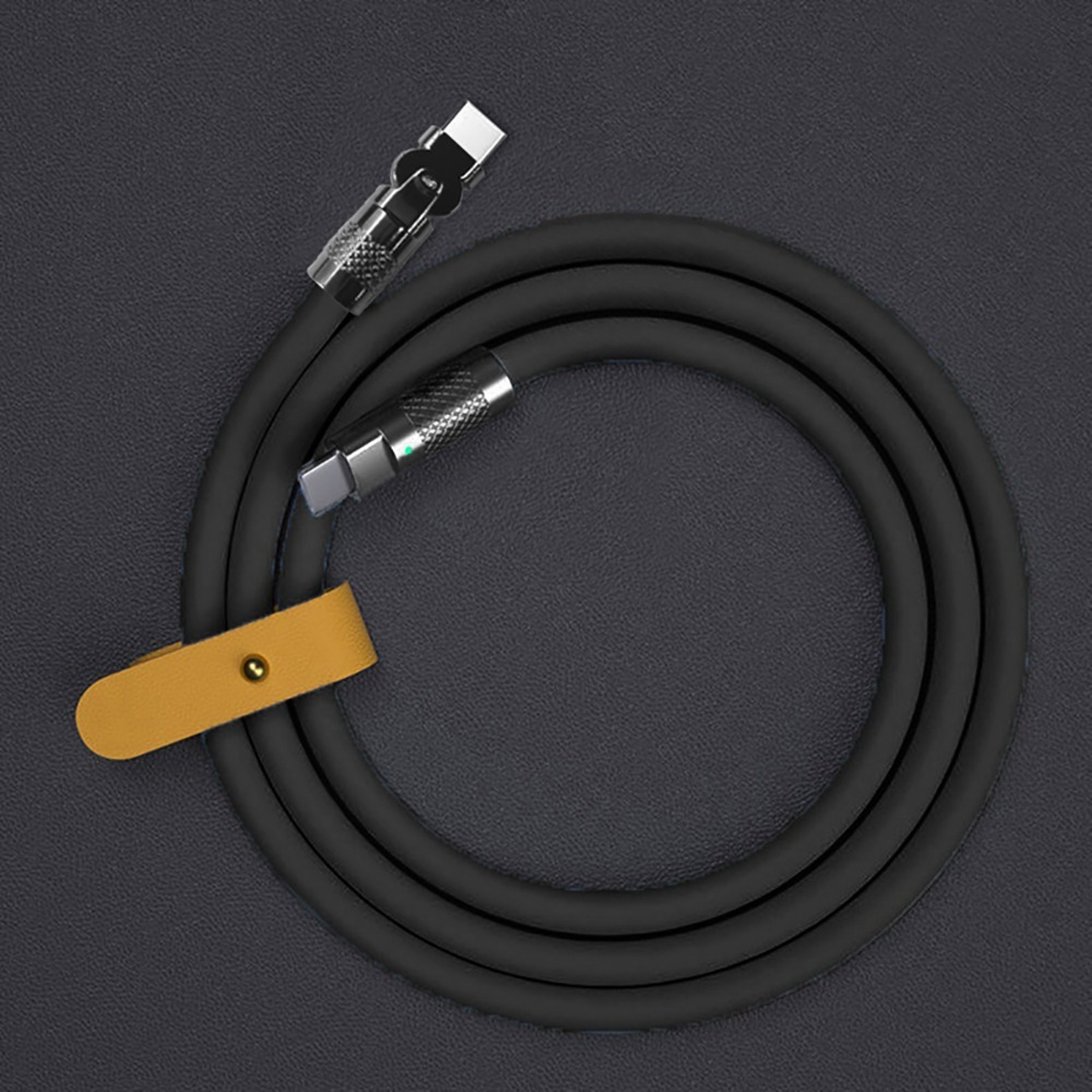 Fast Charging Type C Cable Rotation Elbow Charger Data Cord Quick Charge Wire 7
