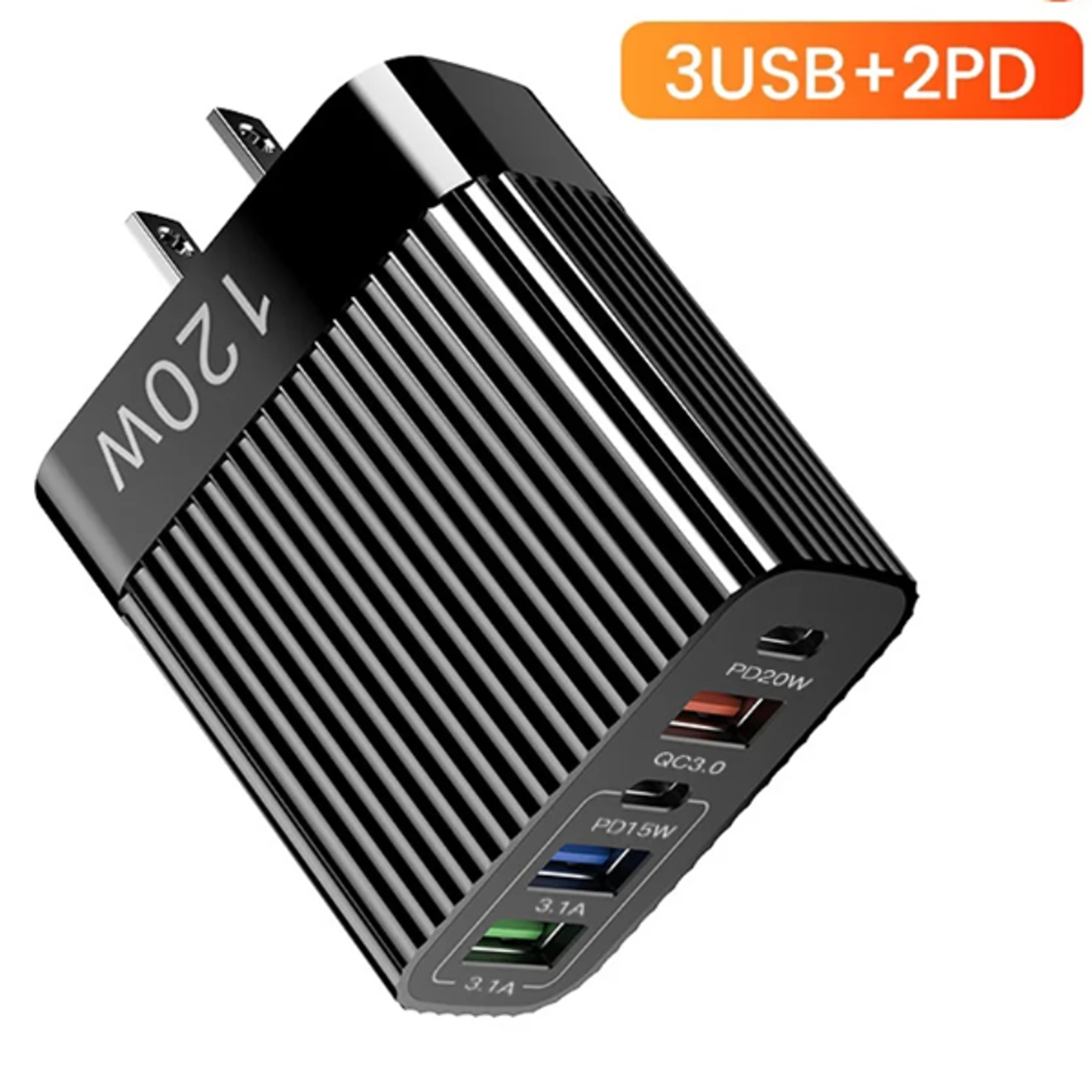 USB C Wall Charger Ports QC Fast Charging Phone Charger Adapter