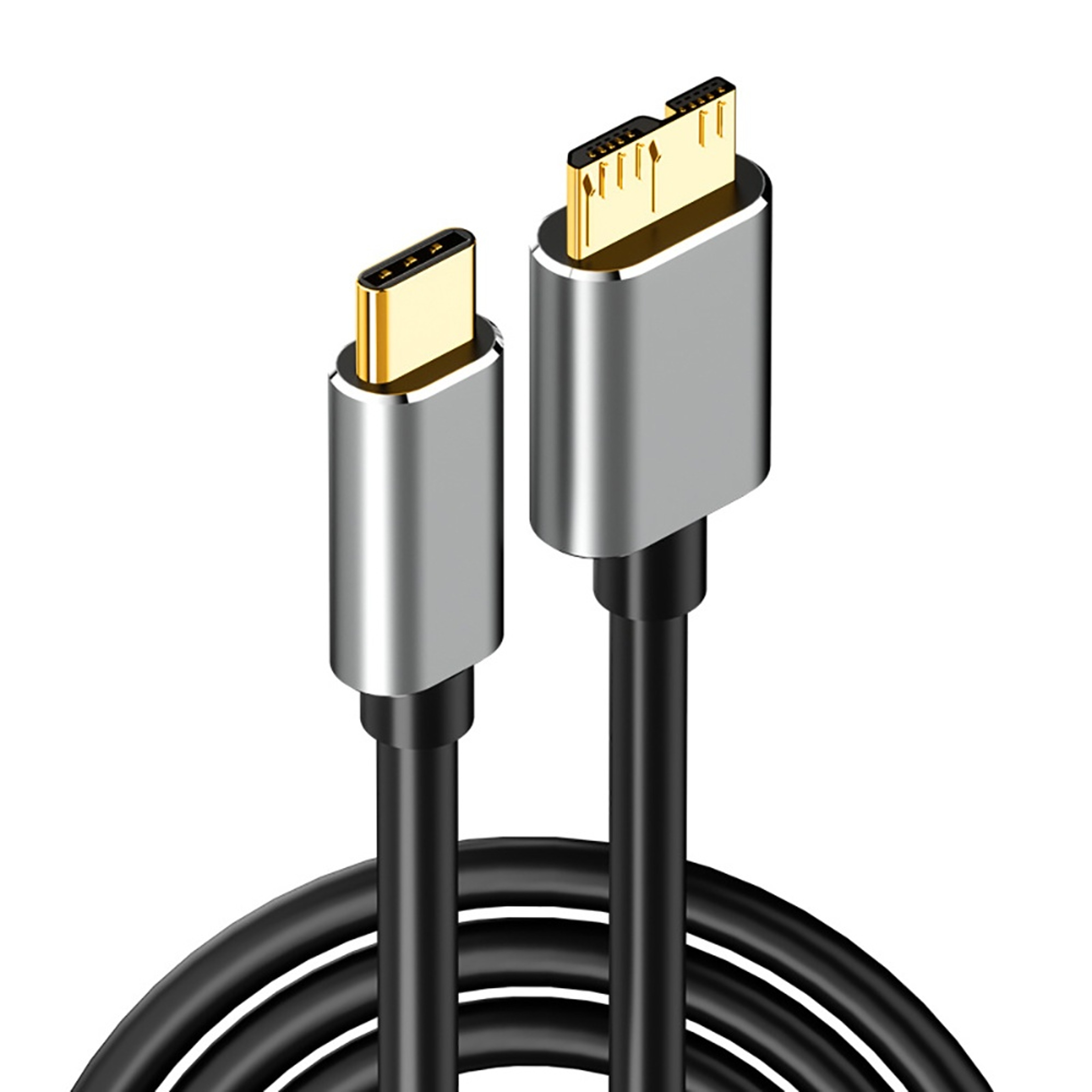 USB Type C To Micro B Cable Adapter Data Cord For Laptop PC External Hard Disk SSD HDD Camera Conne 5
