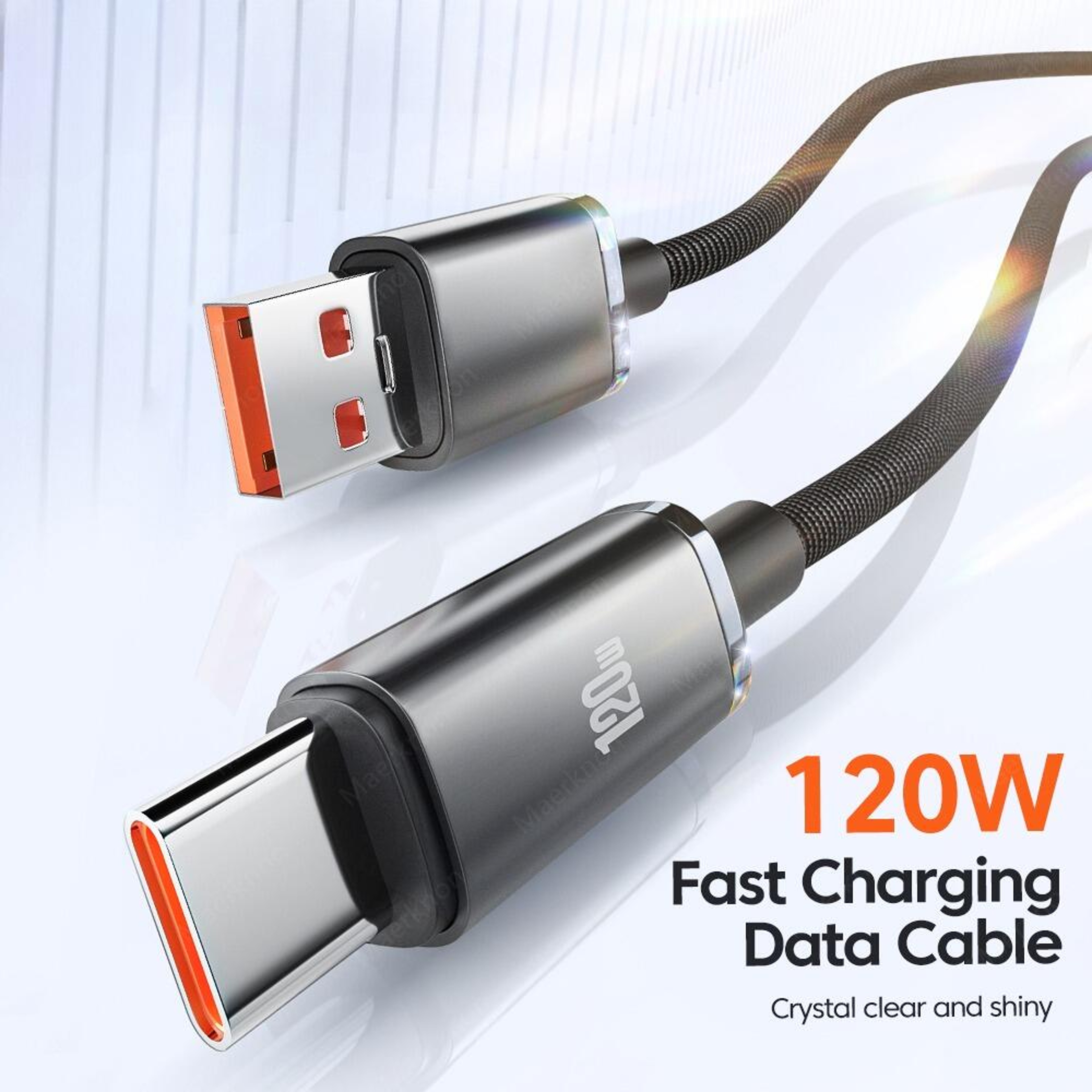 USB C Cable High Speed Data Transfer Charger Type C Super Fast Charging Cable USB A To USB C Quick  0